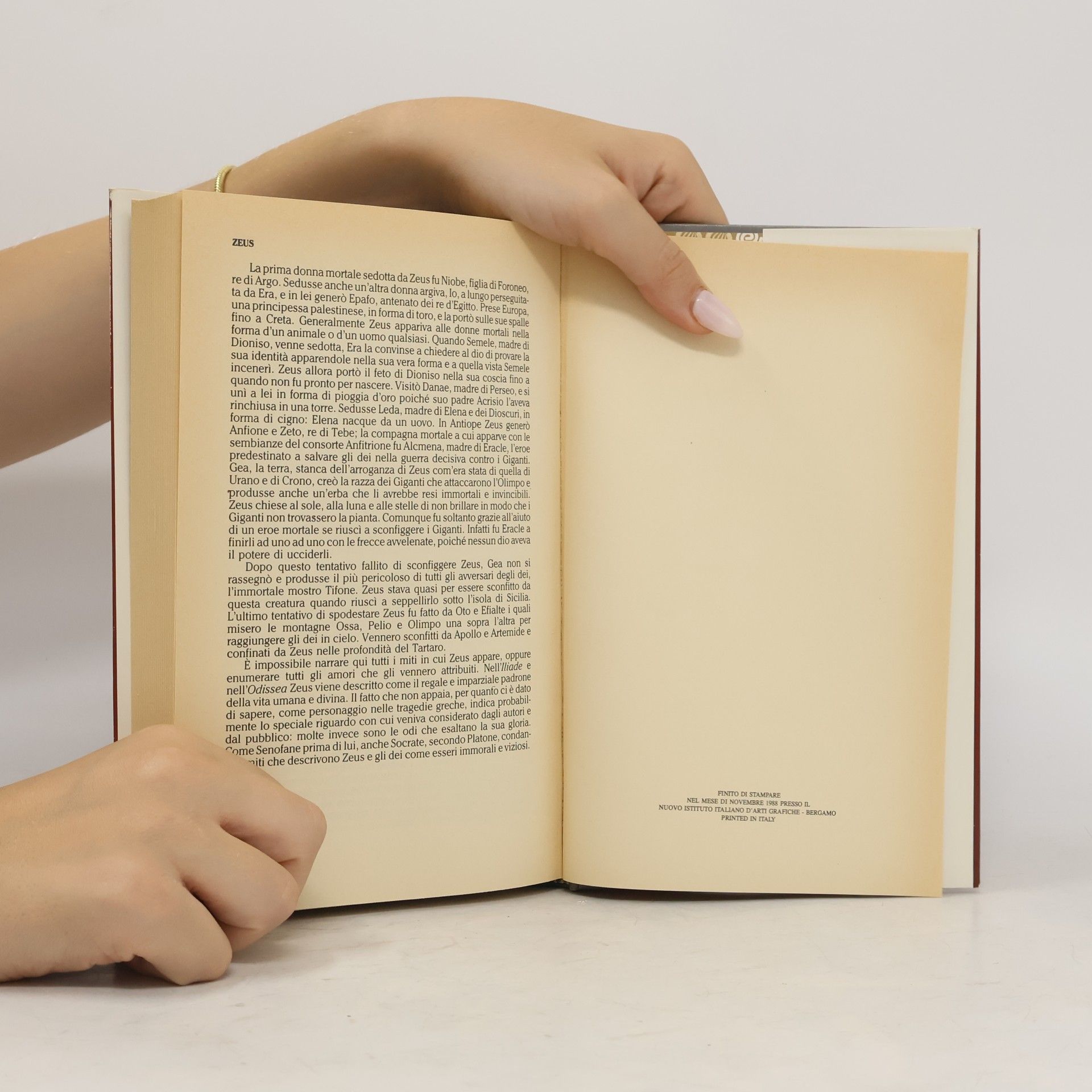 Michael Grant Dizionario della mitologia classica