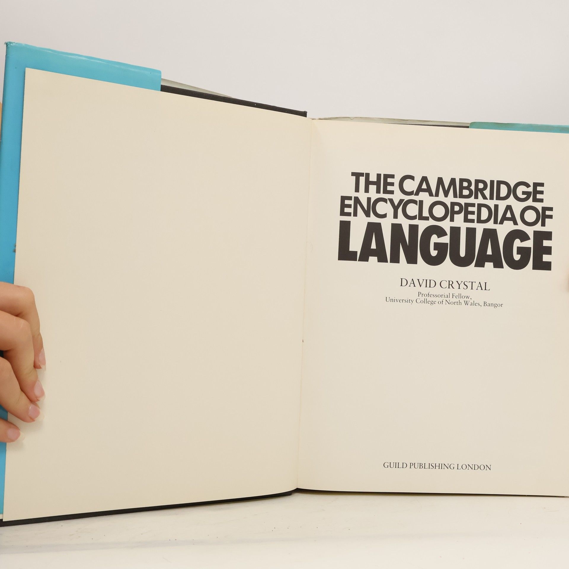 David Crystal The Cambridge Encyclopedia of language