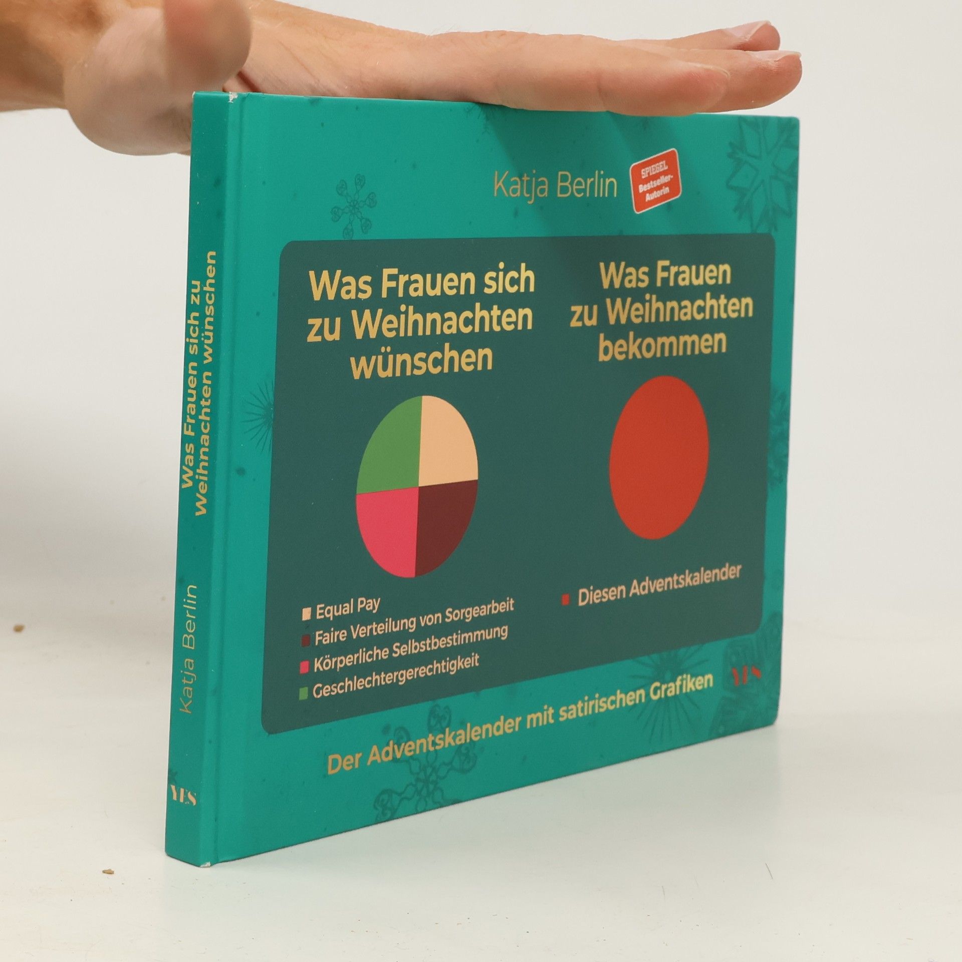 Was Frauen sich zu Weihnachten wünschen. Was Frauen zu Weihnachten bekommen. Der Adventskalender mit satirischen Grafiken
