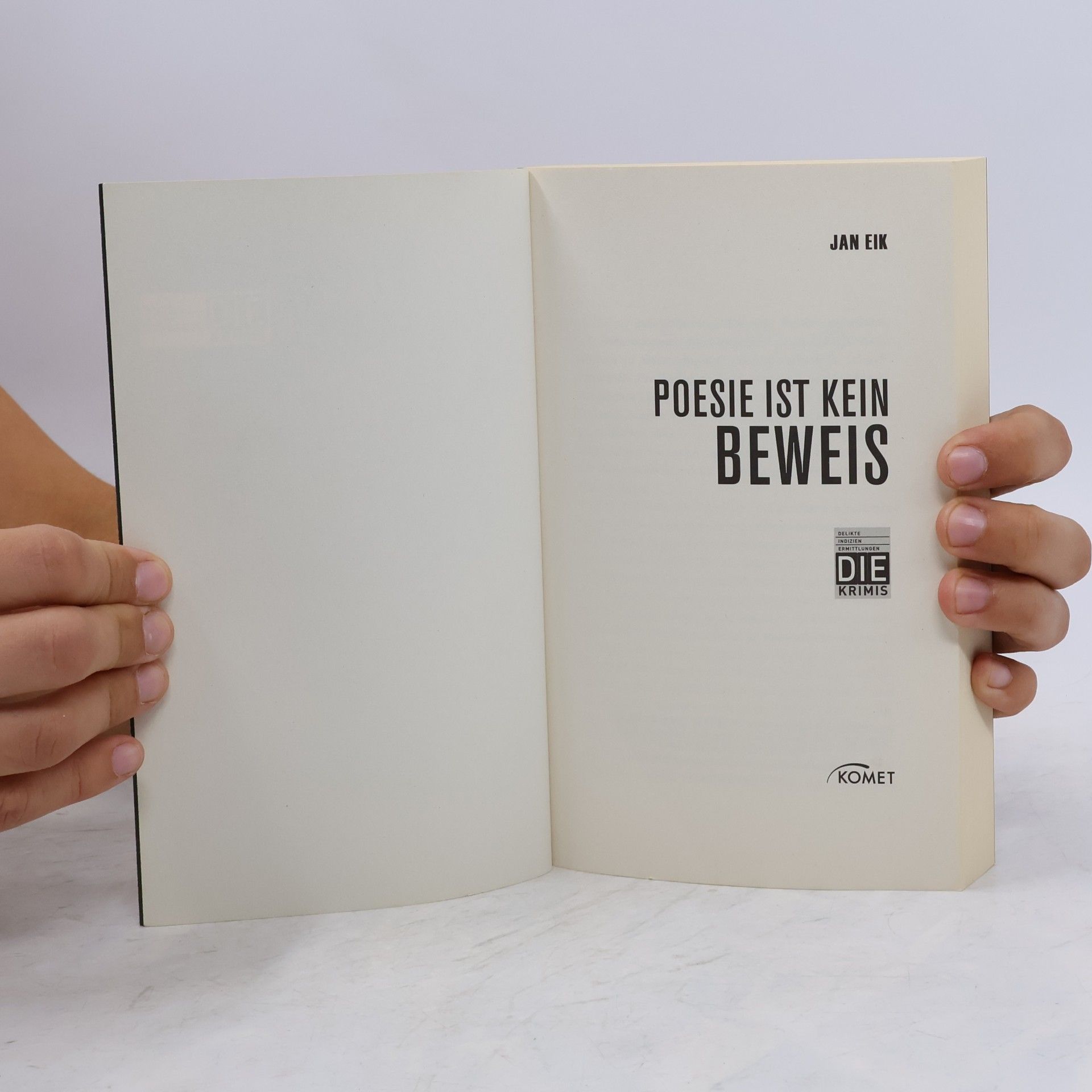 Jan Eik Poesie ist kein Beweis