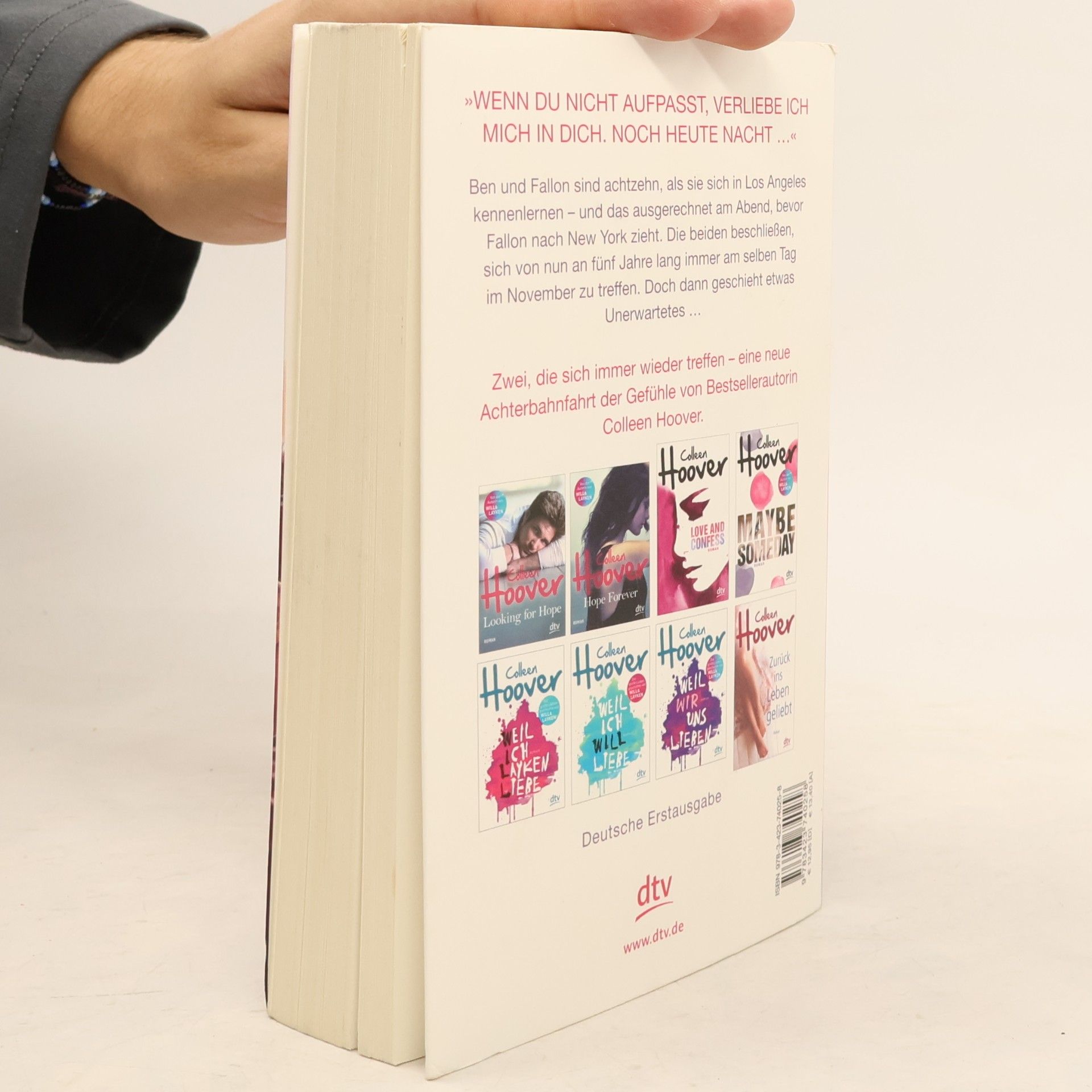 Colleen Hoover Nächstes Jahr am selben Tag