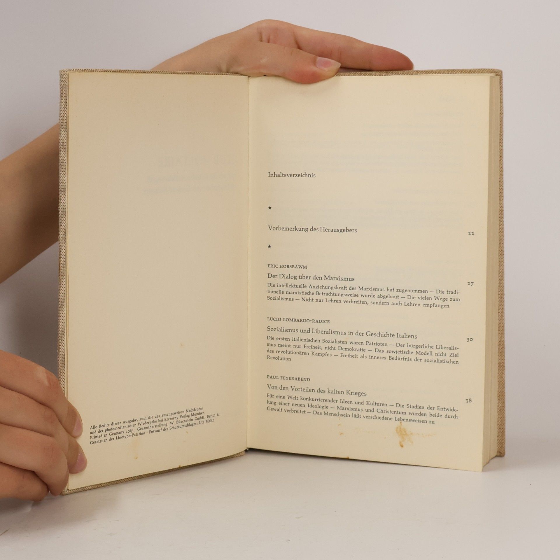 Various authors Club Voltaire III. Jahrbuch für kristische Aufklärung