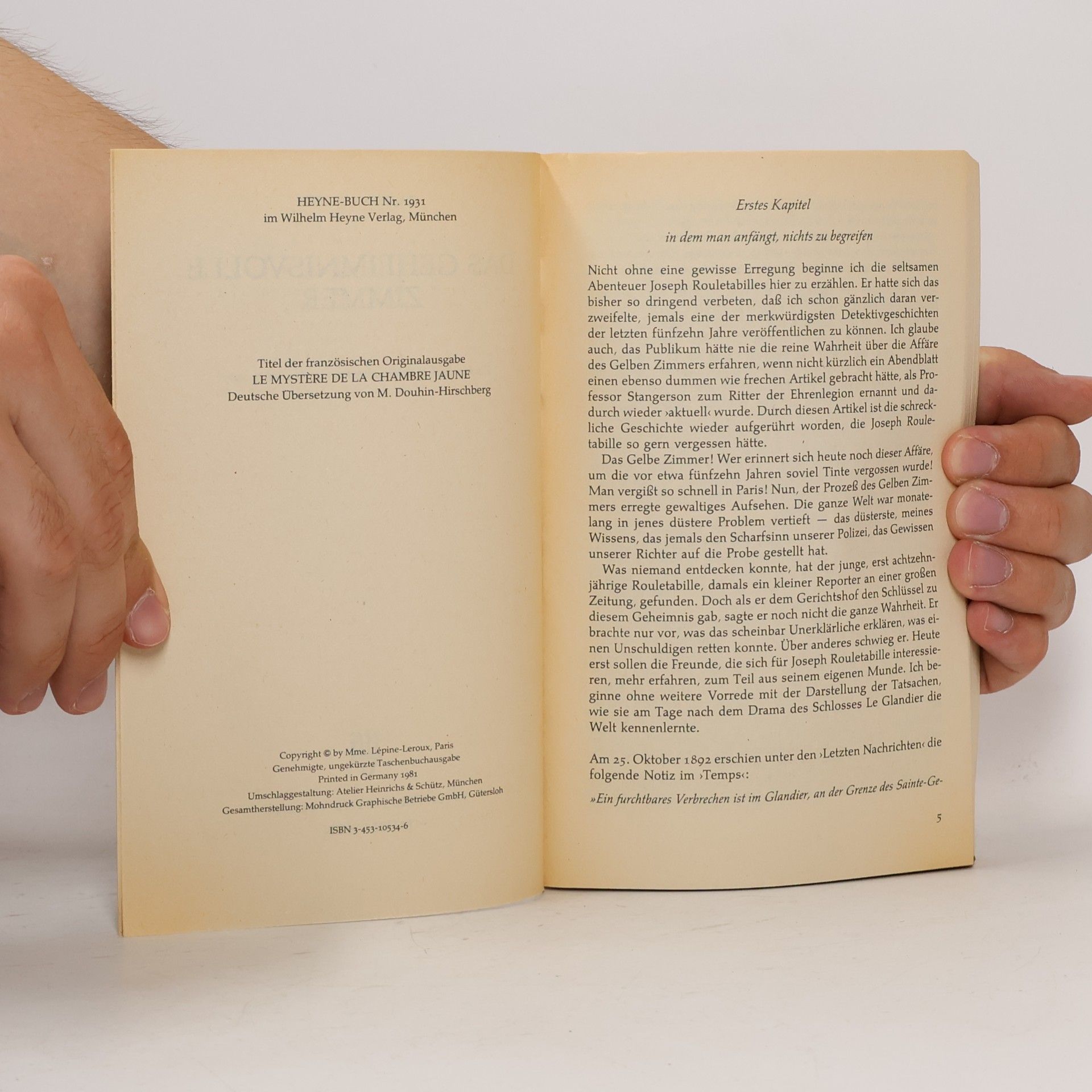 Gaston Leroux Crime Classic: Das geheimnisvolle Zimmer
