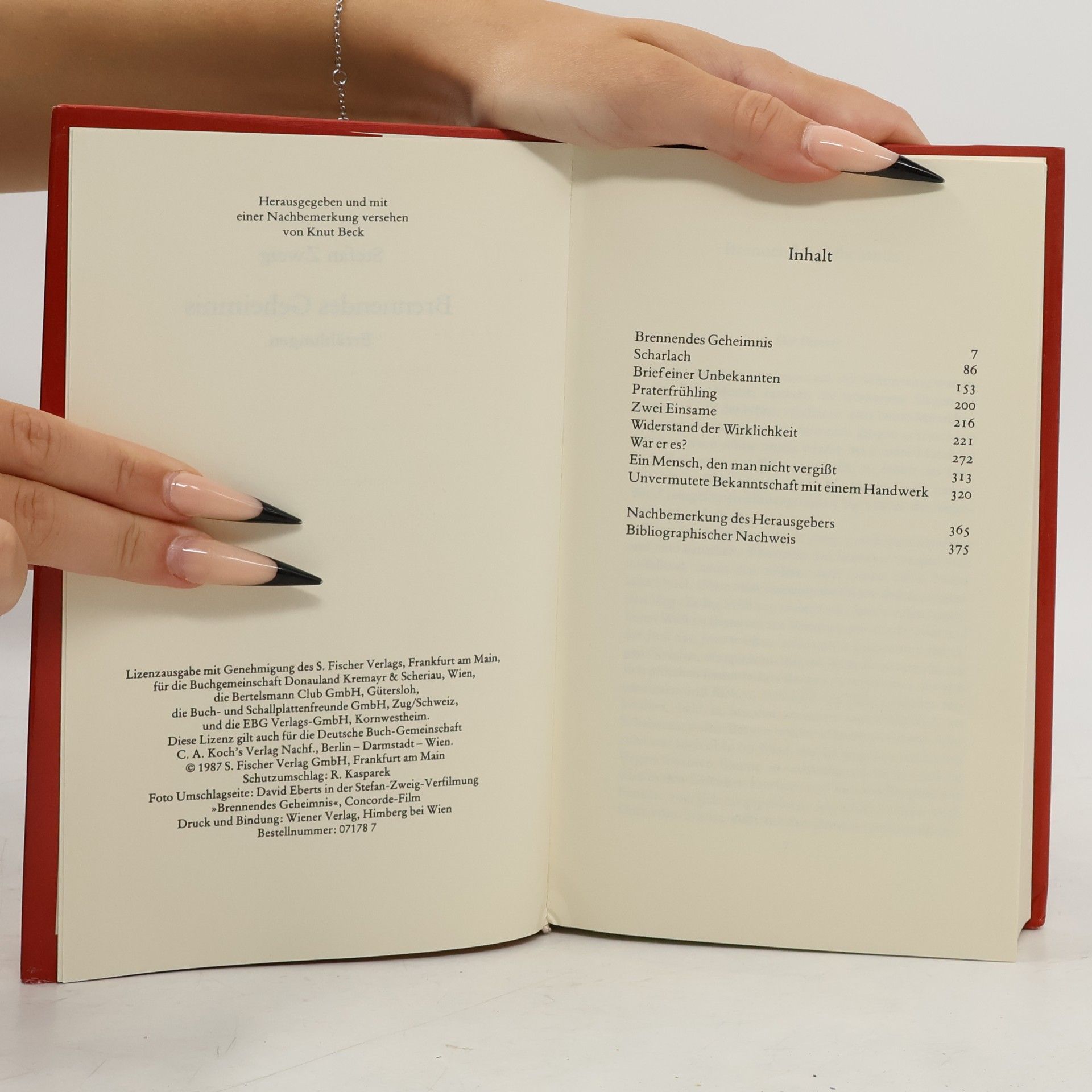 Stefan Zweig Brennendes Geheimnis
