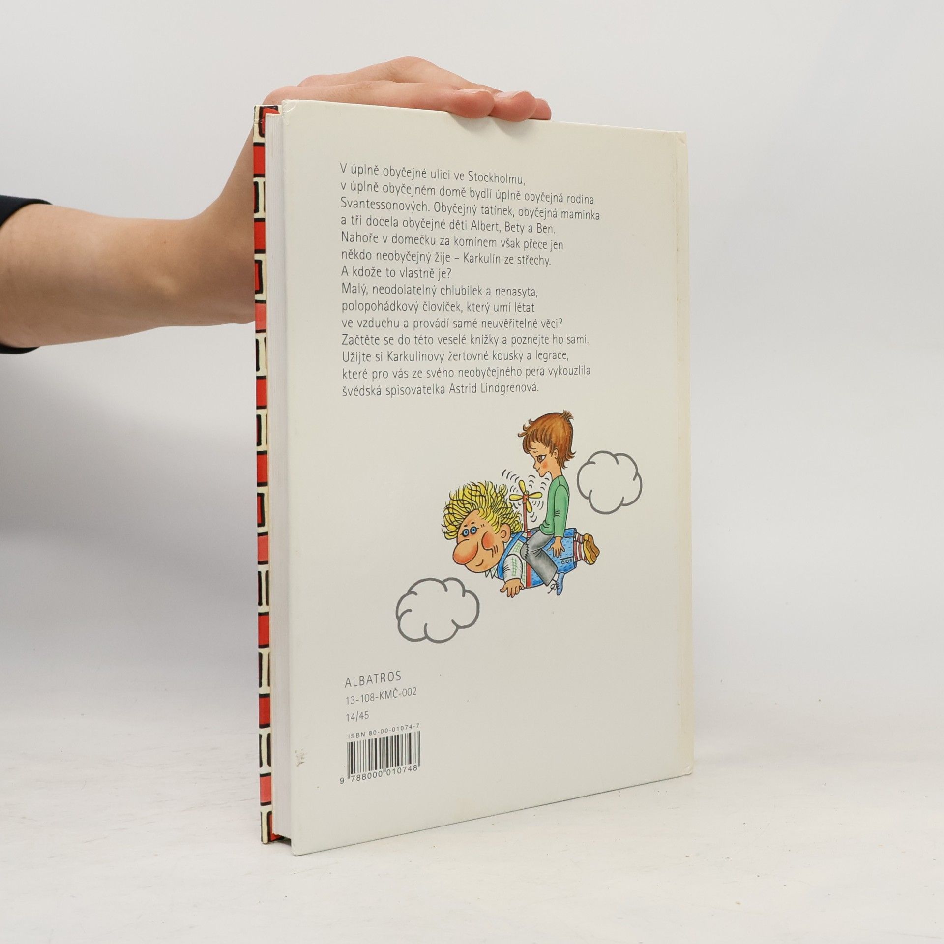 Astrid Lindgren Karkulín ze střechy