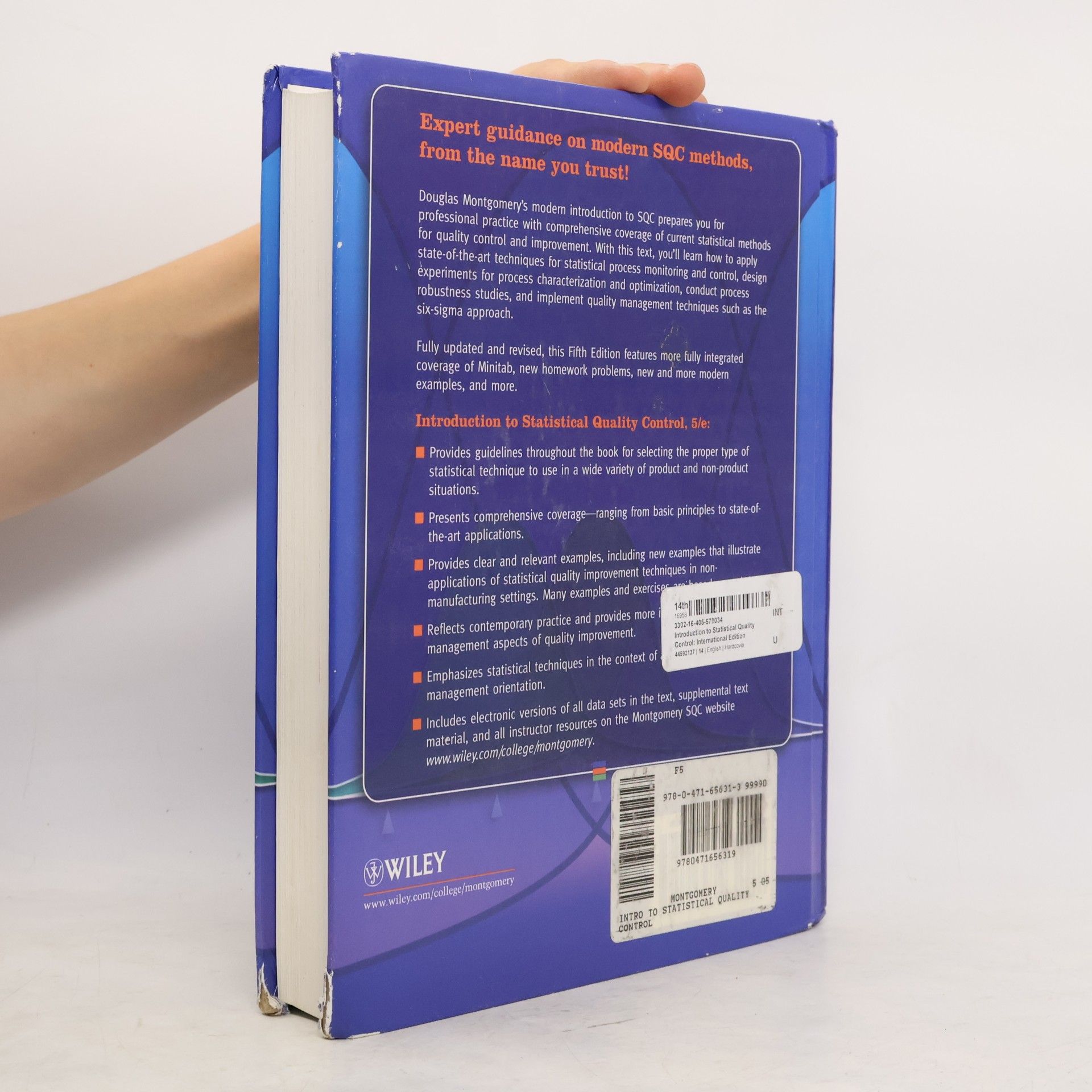 Douglas C. Montgomery Introduction to Statistical Quality Control - 5th Edition