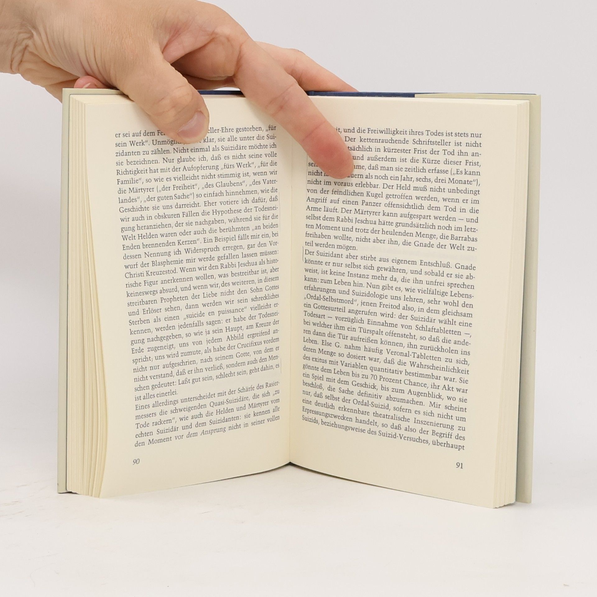 Jean Améry Hand an sich legen