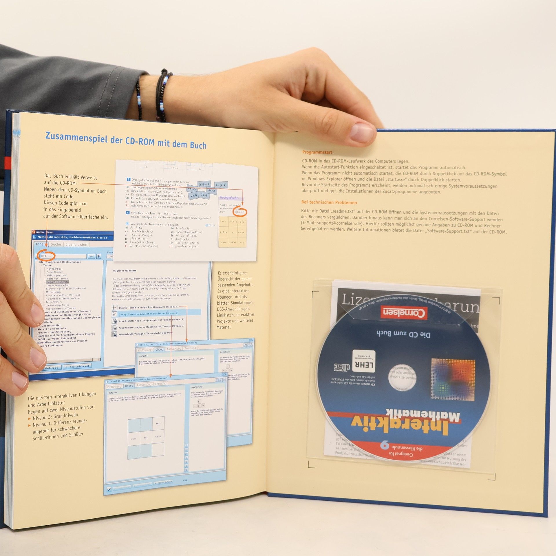 Peter Borneleit Mathematik interaktiv 9. Schuljahr. Schülerbuch mit CD-ROM. Hessen. Prüfauflage