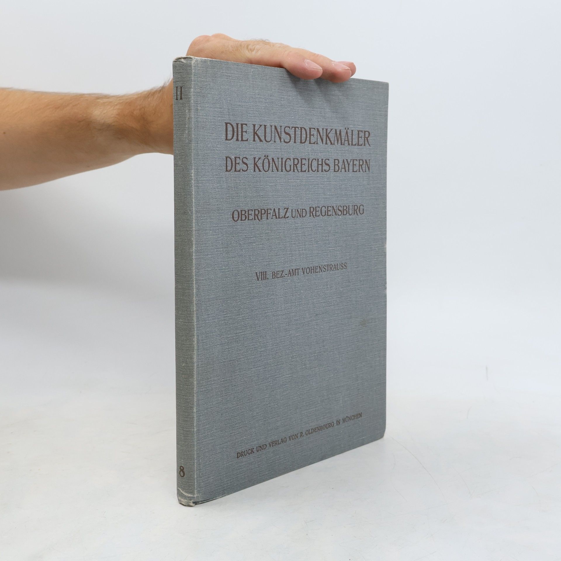 Georg Hager Die Kunstdenkmäler von Oberpfalz & Regensburg VIII.