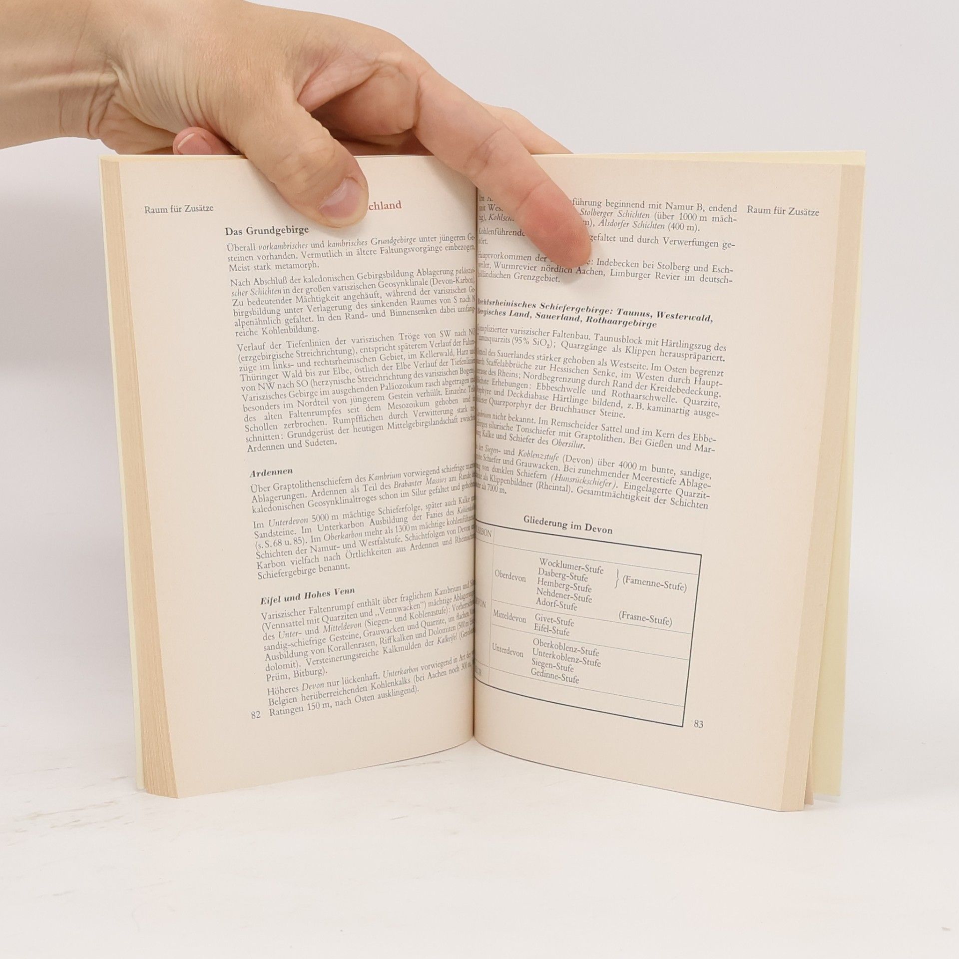 Erich Schwegler Geologie in Stichworten