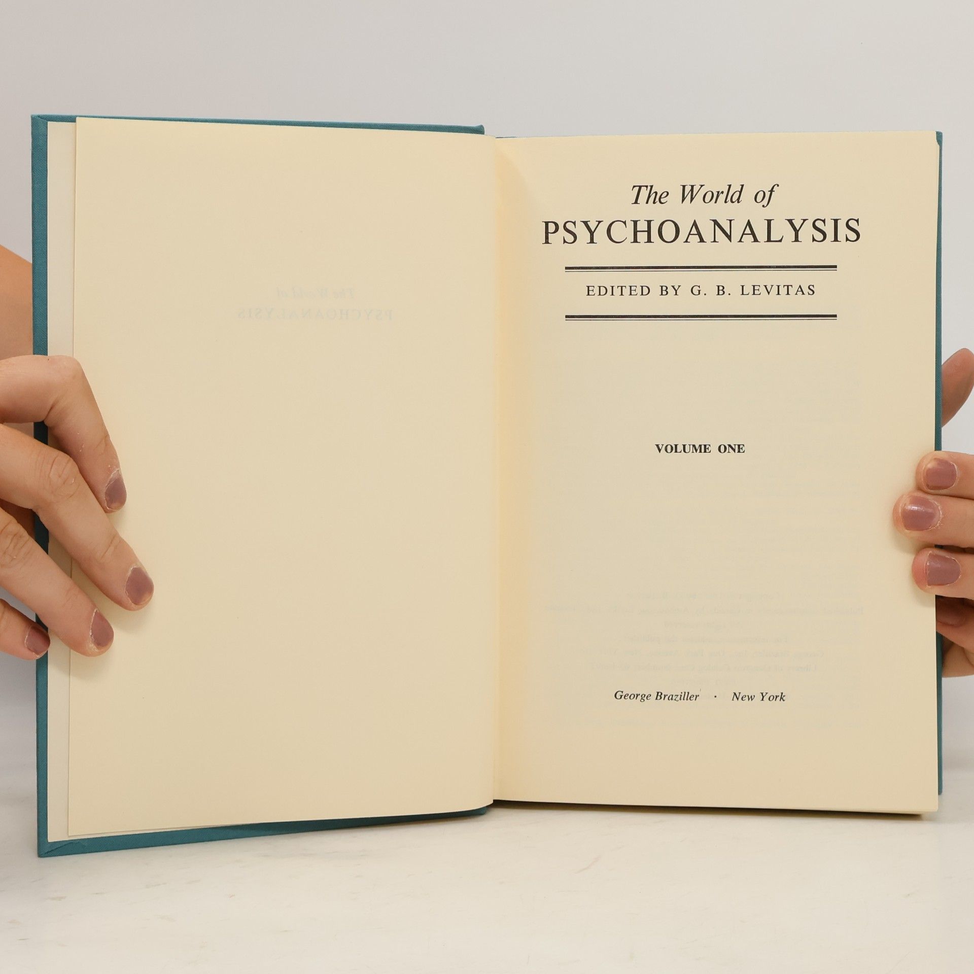 Gloria B. Levitas The World of Psychoanalysis I.-II.