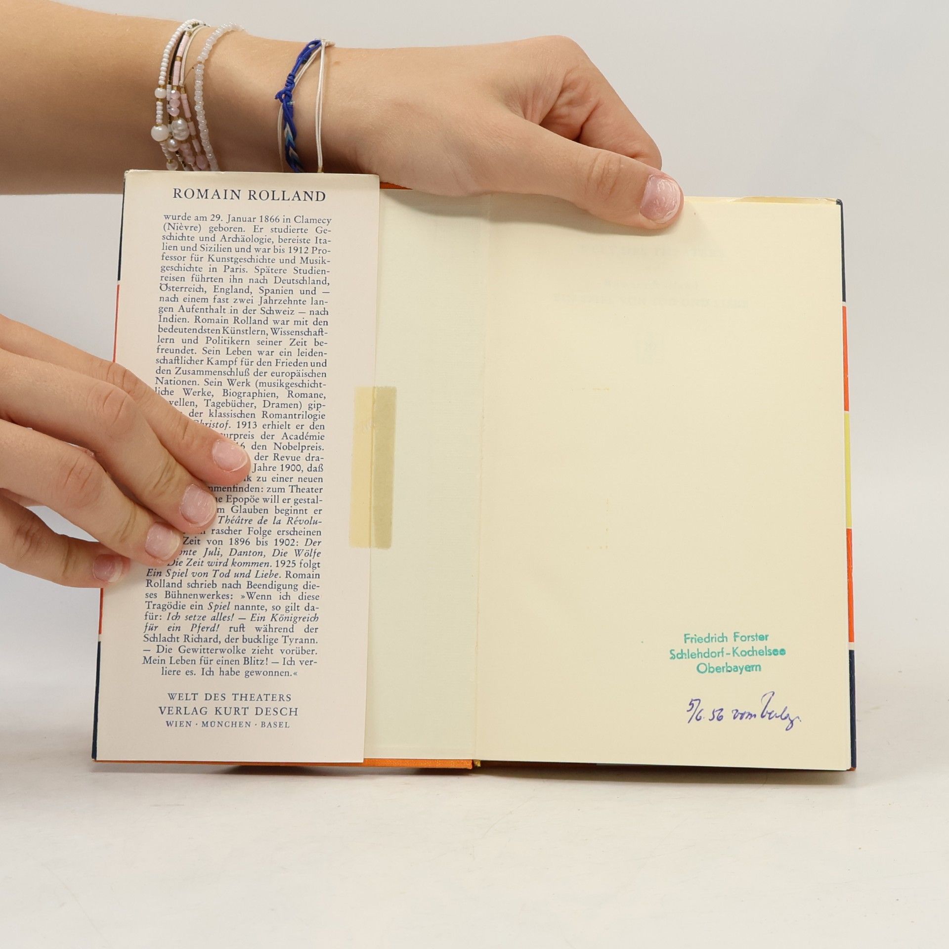 Romain Rolland Ein Spiel von Tod und Liebe