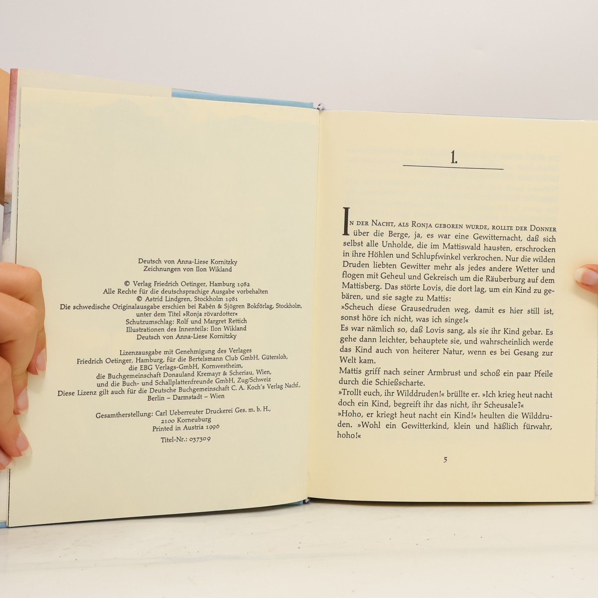 Astrid Lindgren Ronja. Räubertochter