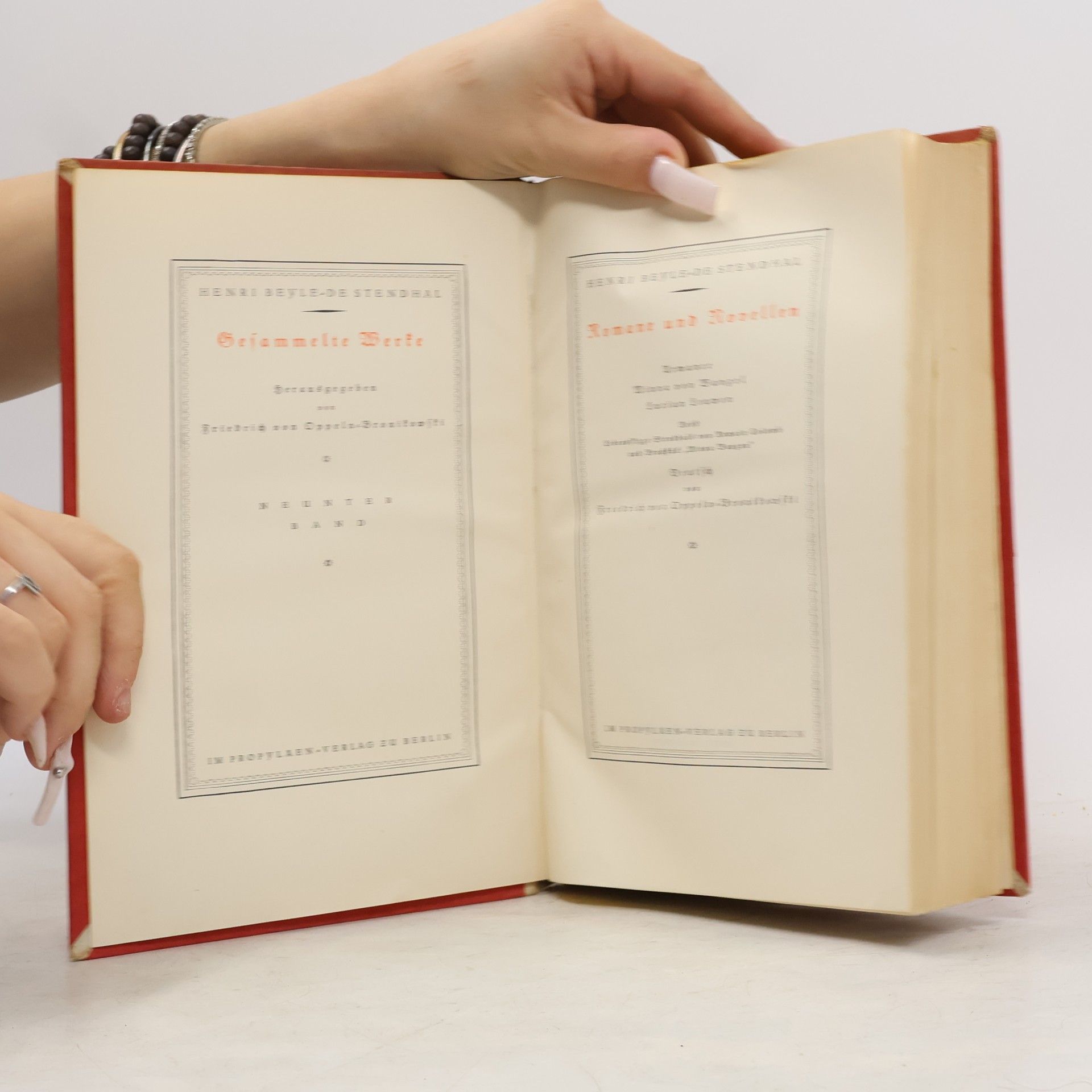 Stendhal Romane und Novellen