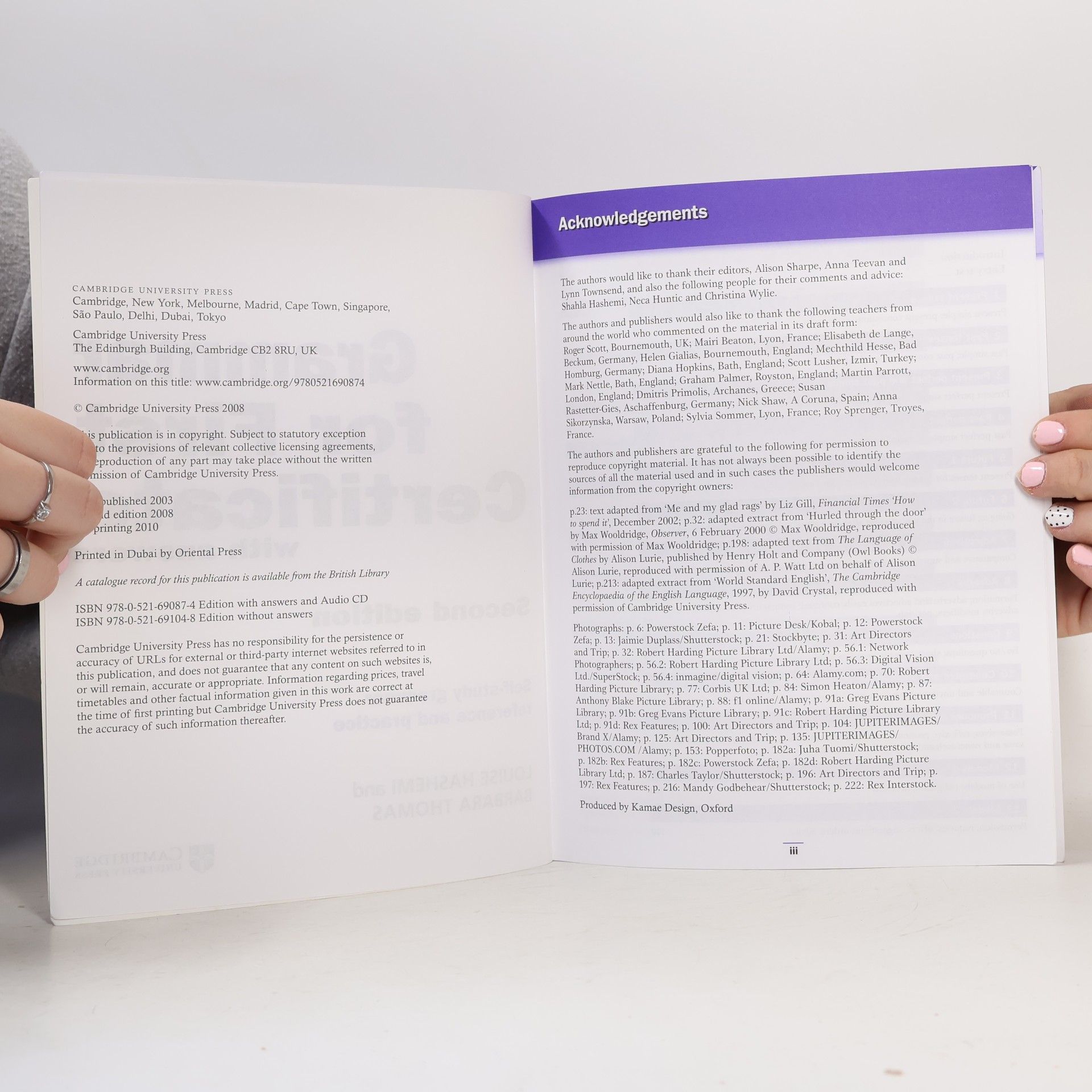 Louise Hashemi Grammar for First Certificate with Answers