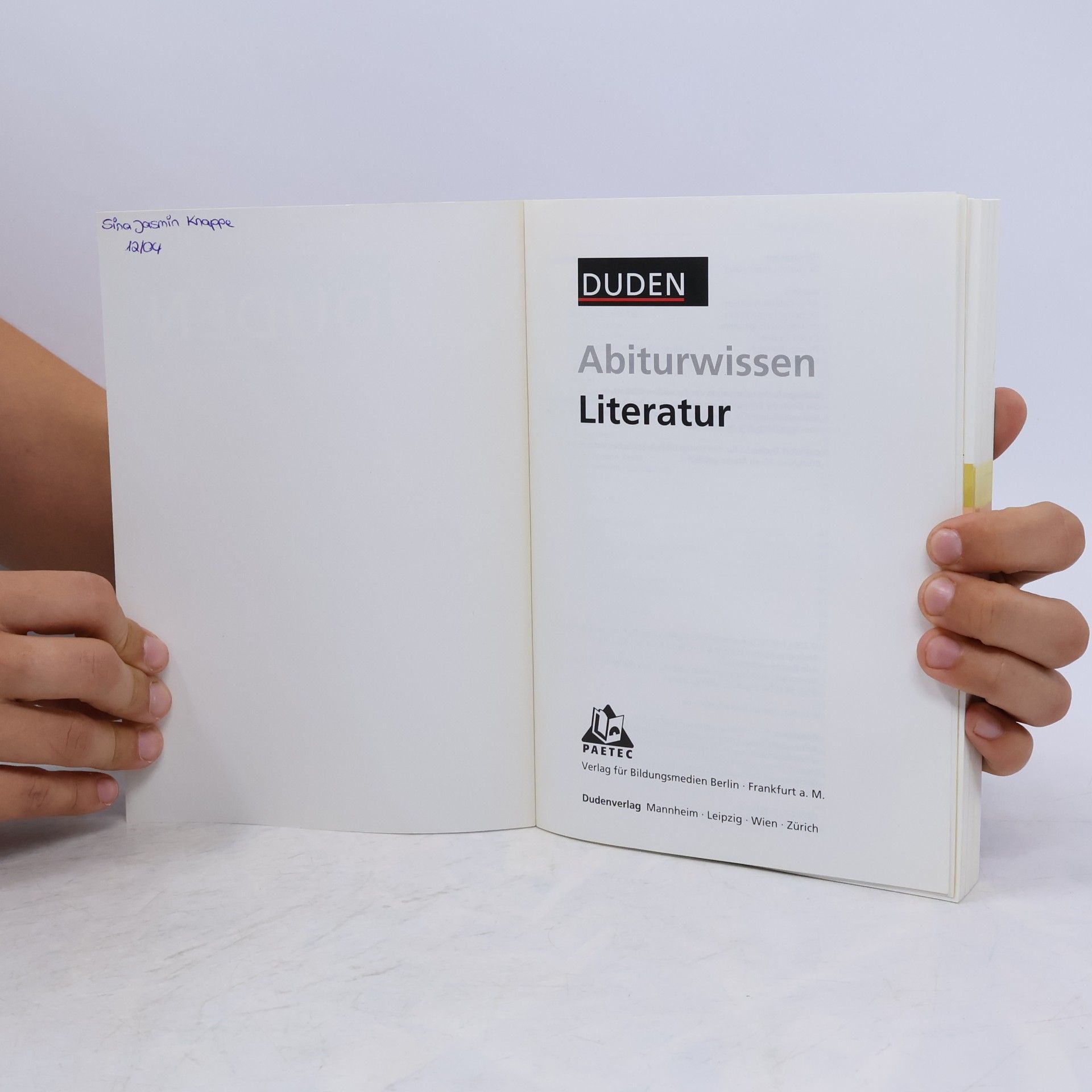 Detlef Langermann Abiturwissen. Literatur