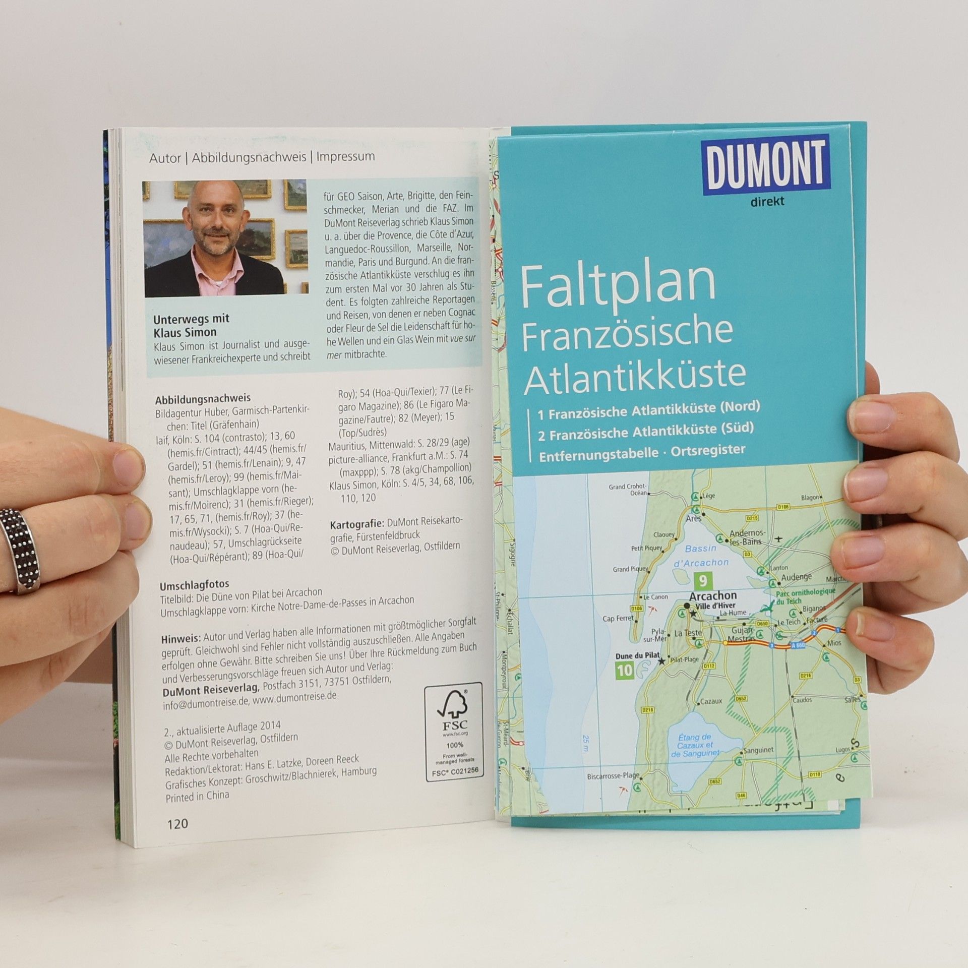 Klaus Simon DuMont direkt: Französische Atlantikküste - Mit großem Faltplan