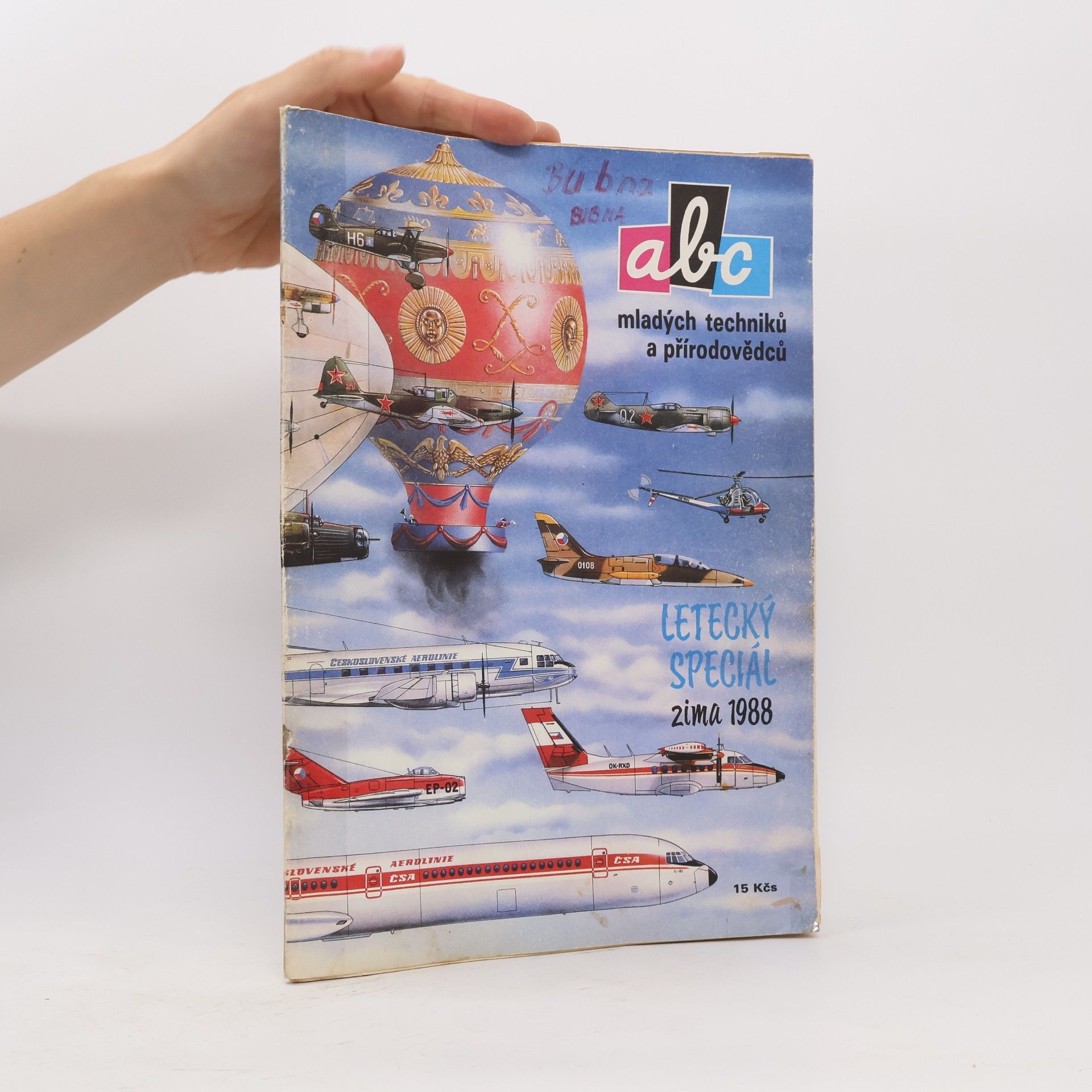 Autores varios ABC mladých techniků a přírodovědců : letecký speciál zima 1988