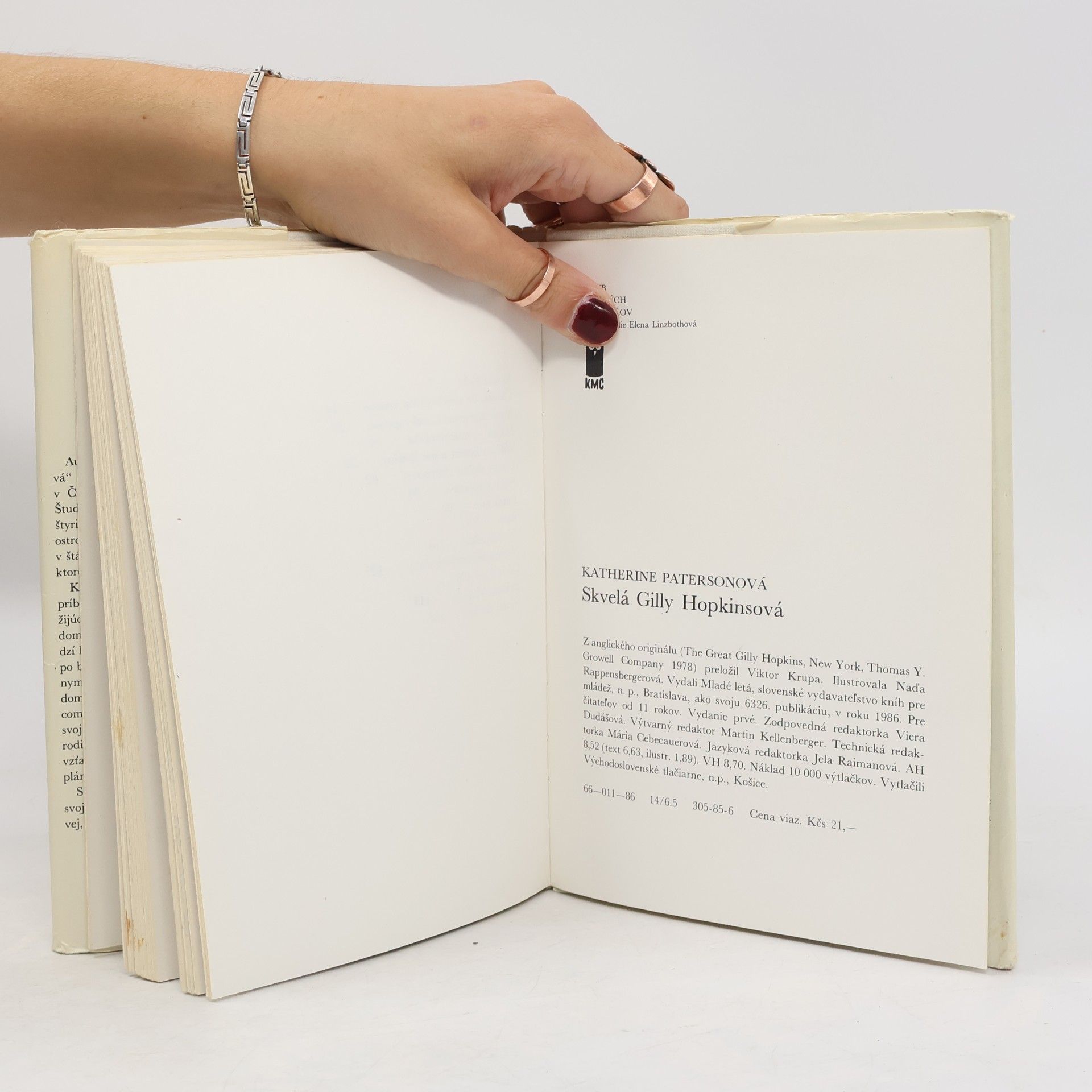 Katherine Paterson Skvelá Gilly Hopkinsová