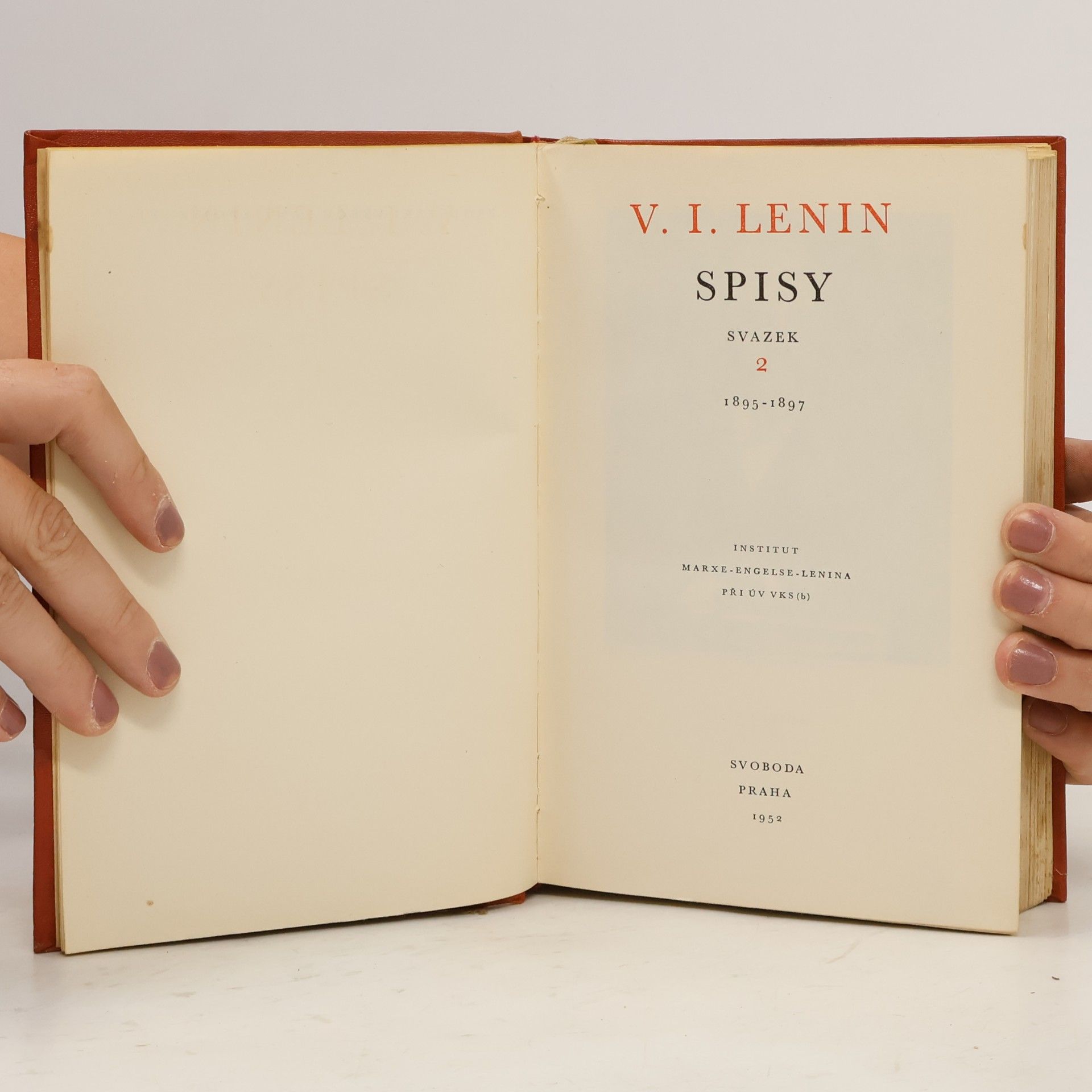 Vladimir Iljič Lenin Lenin. Spisy 2. 1895-1897
