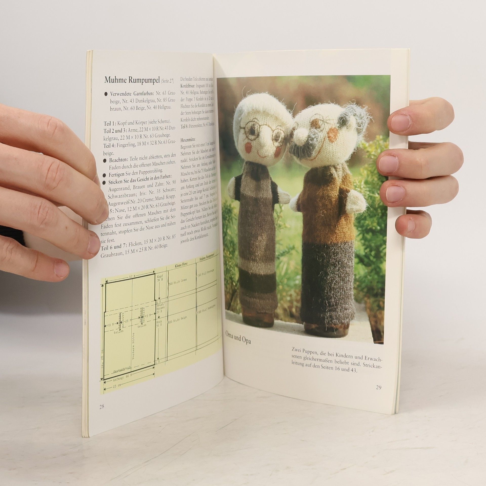 Christa Anna Wittke Gestrickte Handspiel-Puppen