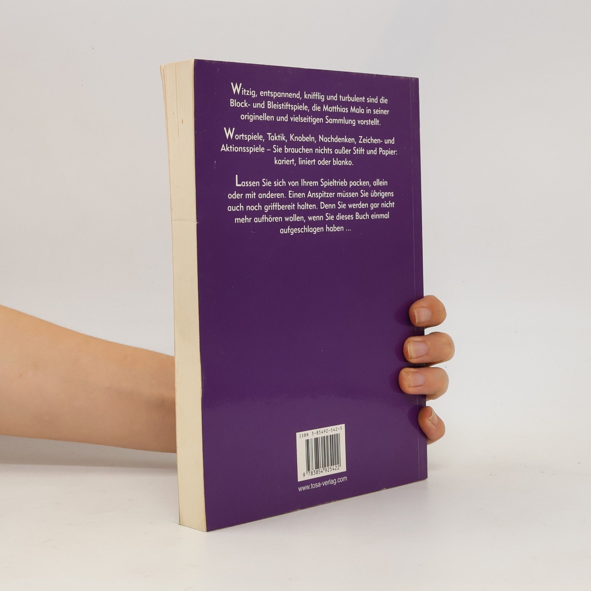 Matthias Mala Das große Buch der Block- & Bleistift-Spiele