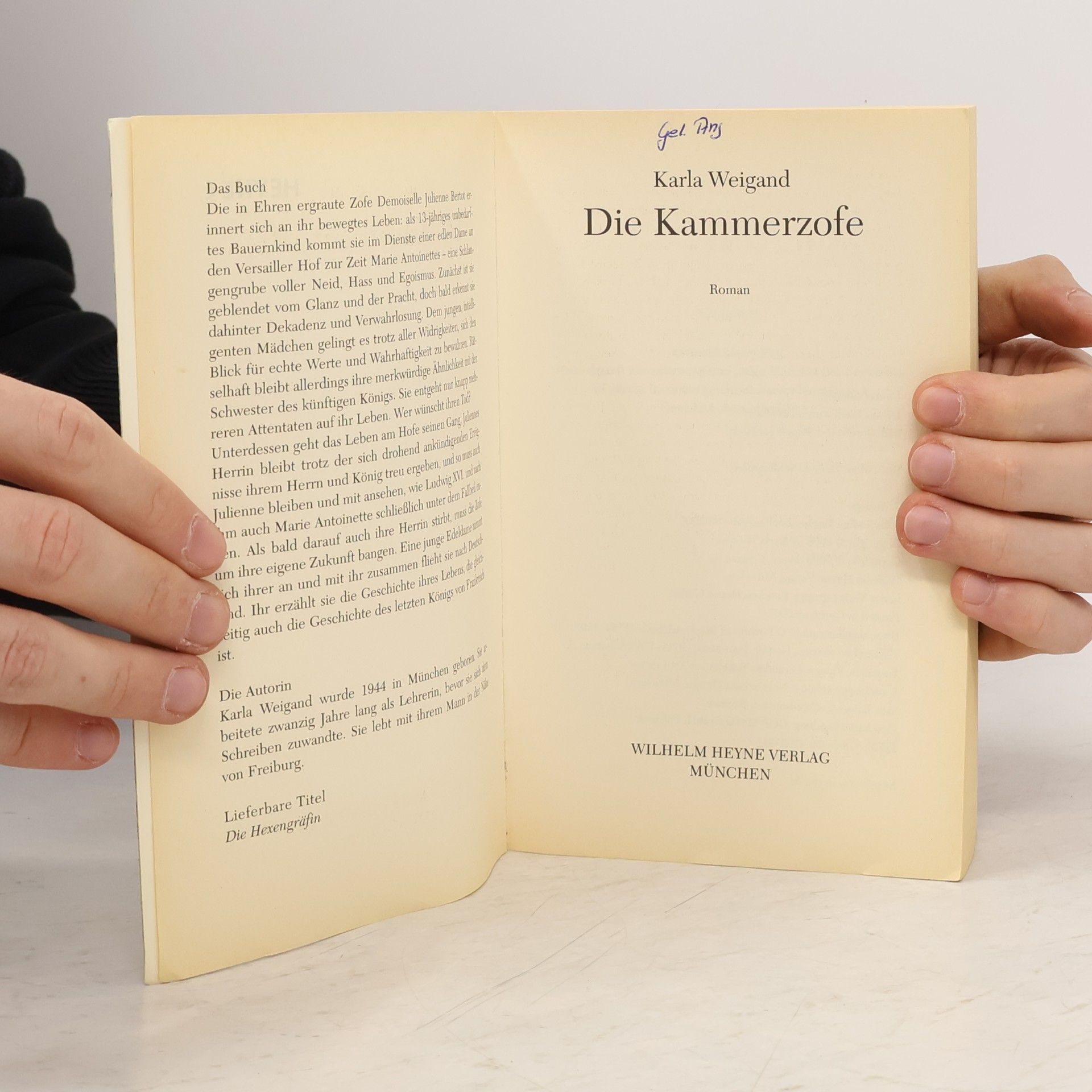 Karla Weigand Die Kammerzofe