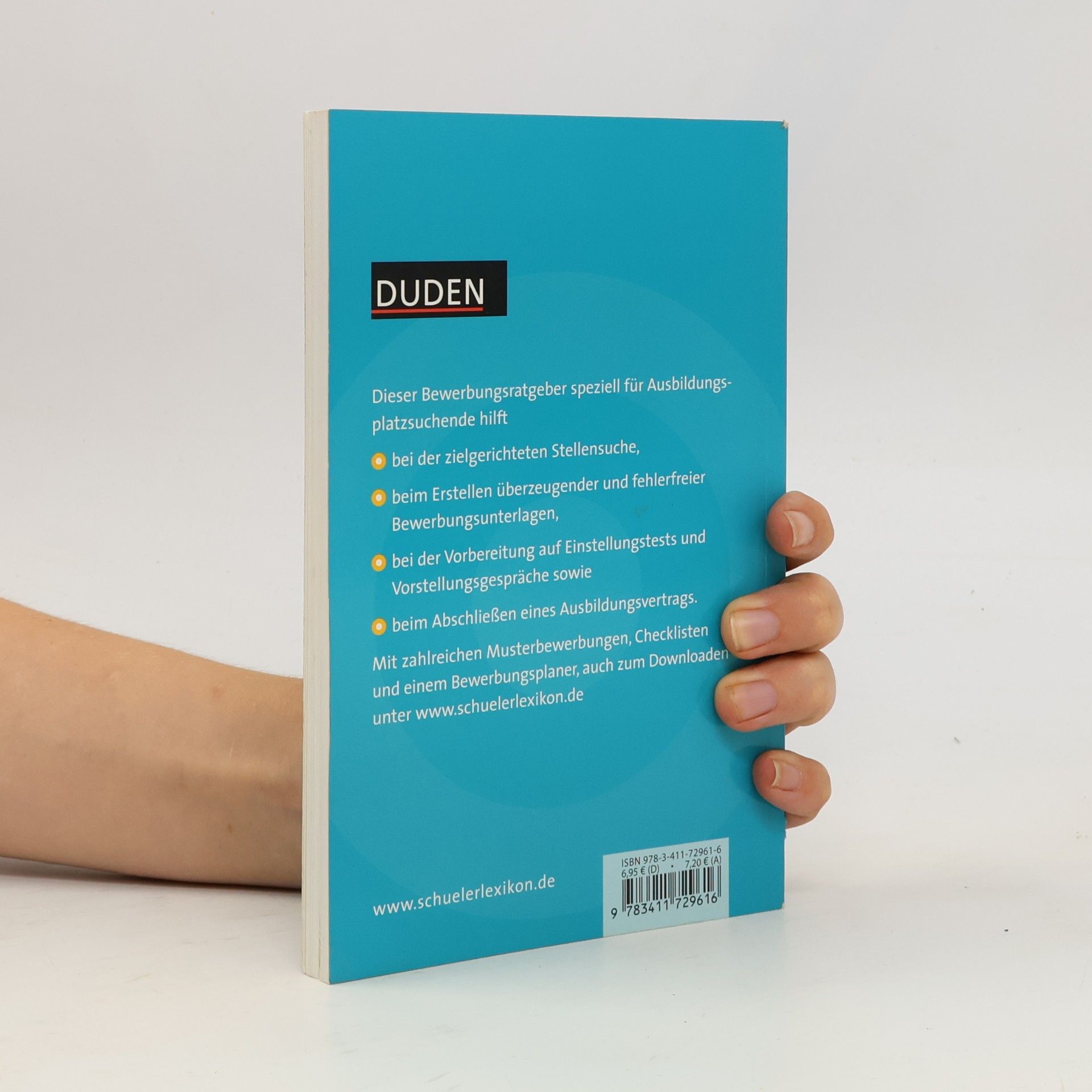 Unknown Author Duden Die erfolgreiche Bewerbung um den Ausbildungsplatz