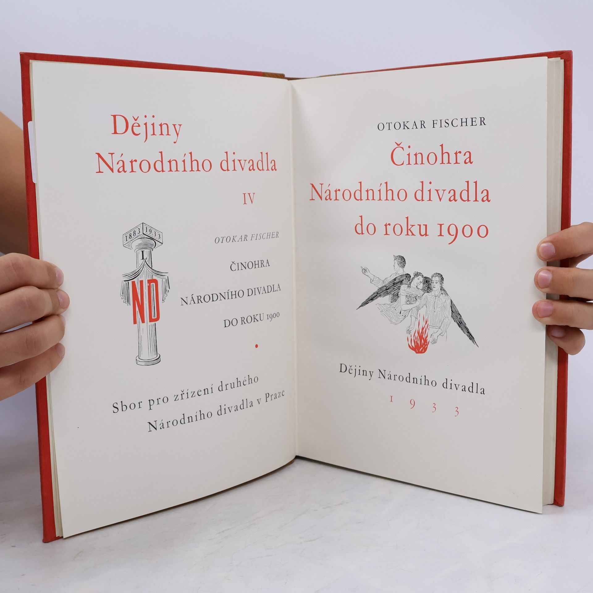 Otakar Fischer Činohra Národního divadla do roku 1900