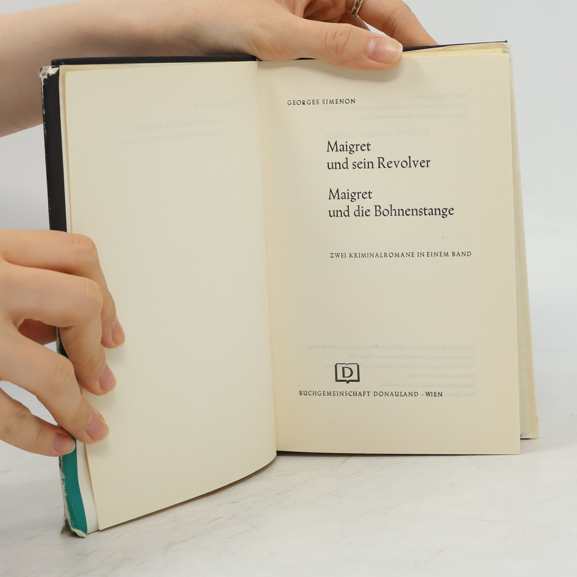 Georges Simenon Maigret und sein Revolver. Maigret und die Bohnenstange