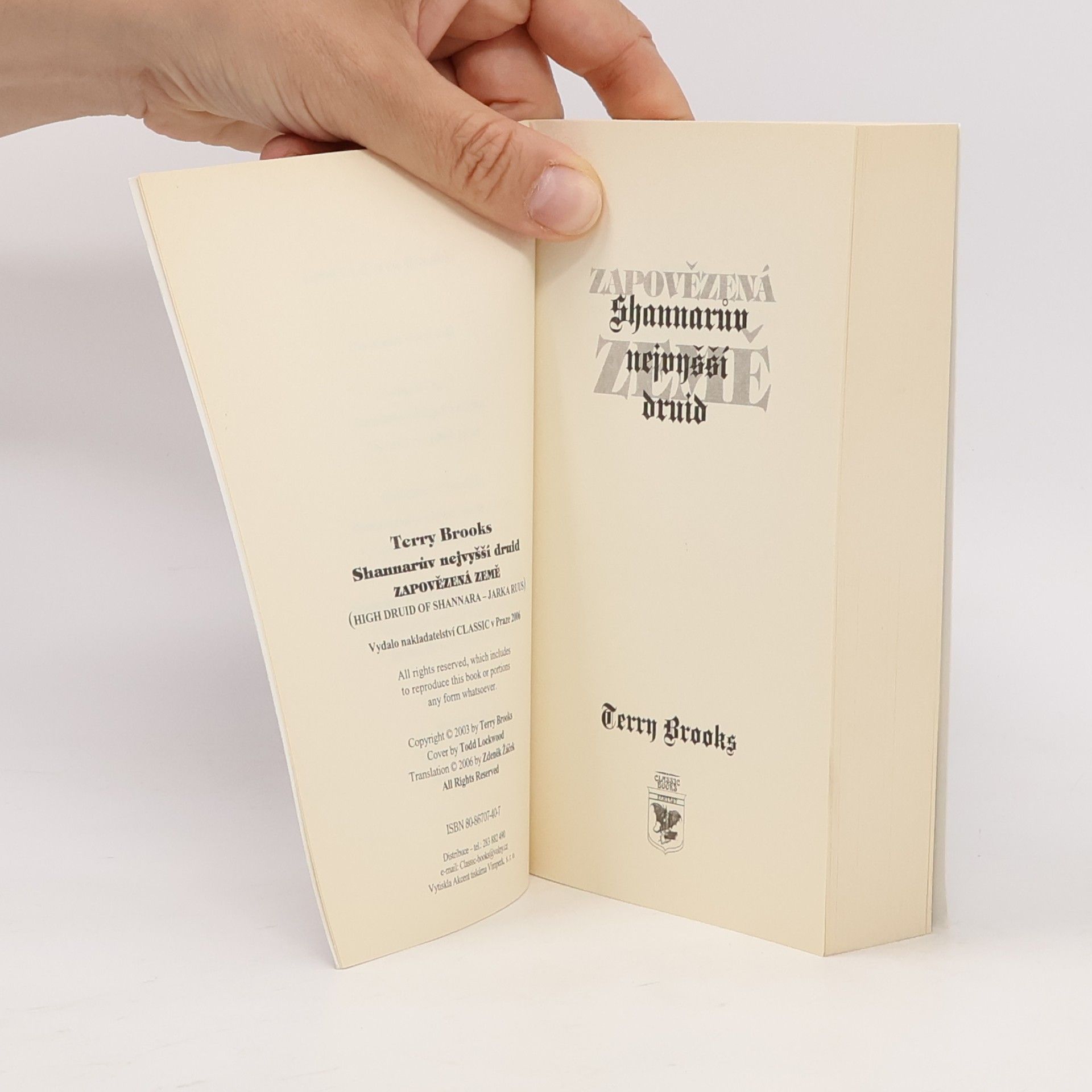 Terry Brooks Zapovězená země