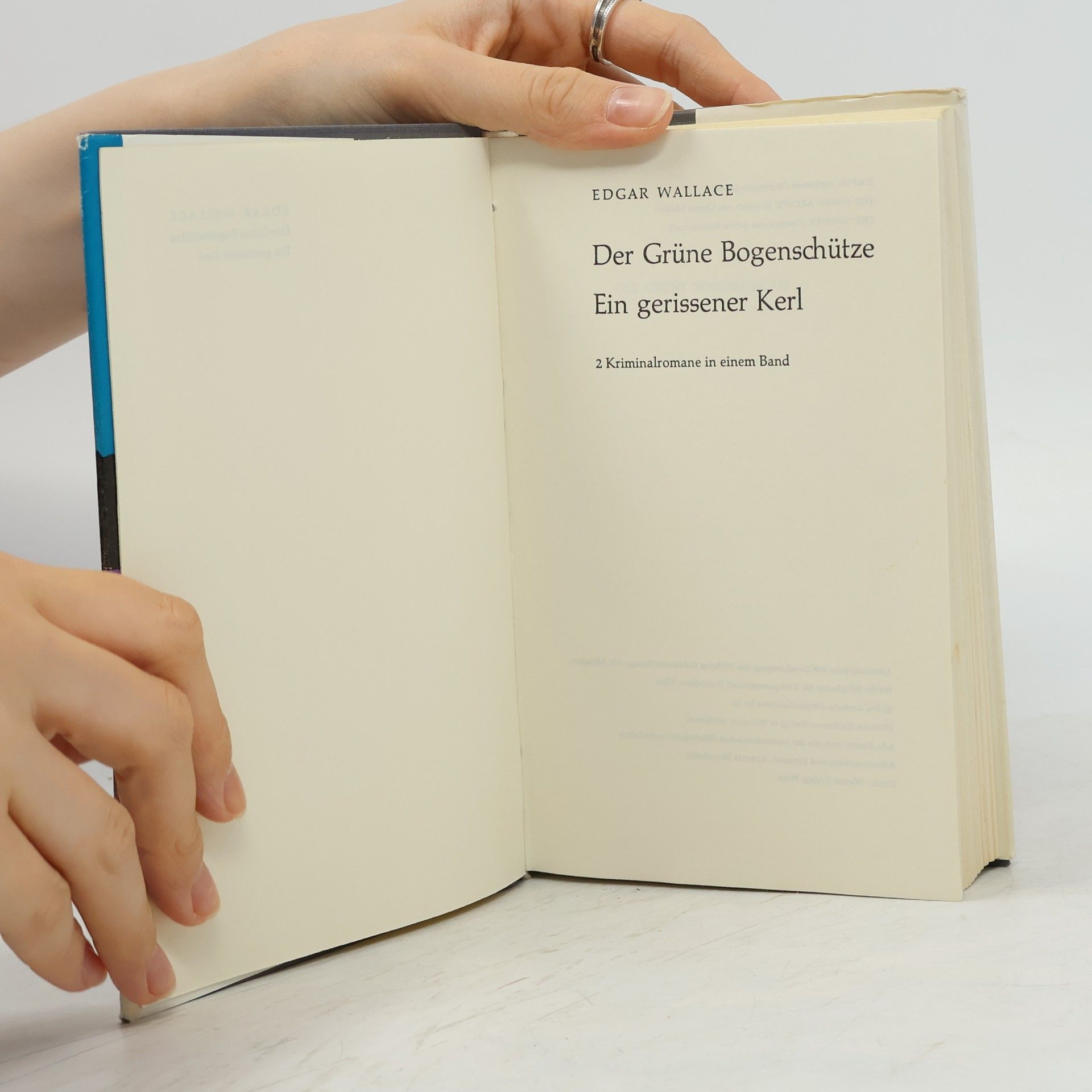 Edgar Wallace Der grüne Bogenschütze. Ein gerissener Kerl. 2 Romane in einem Band