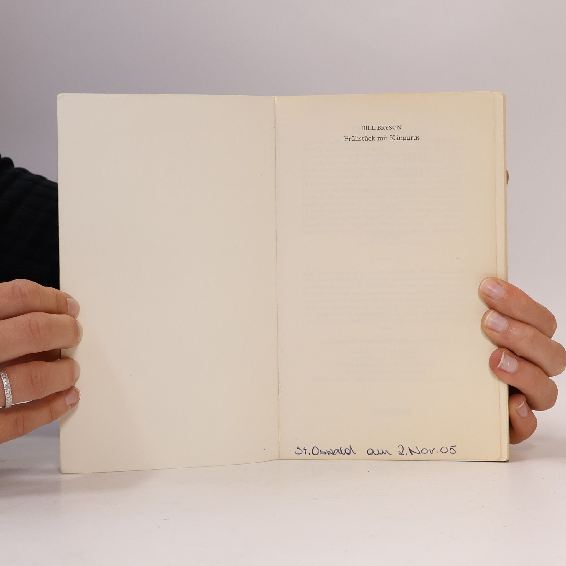 Bill Bryson Frühstück mit Kängurus