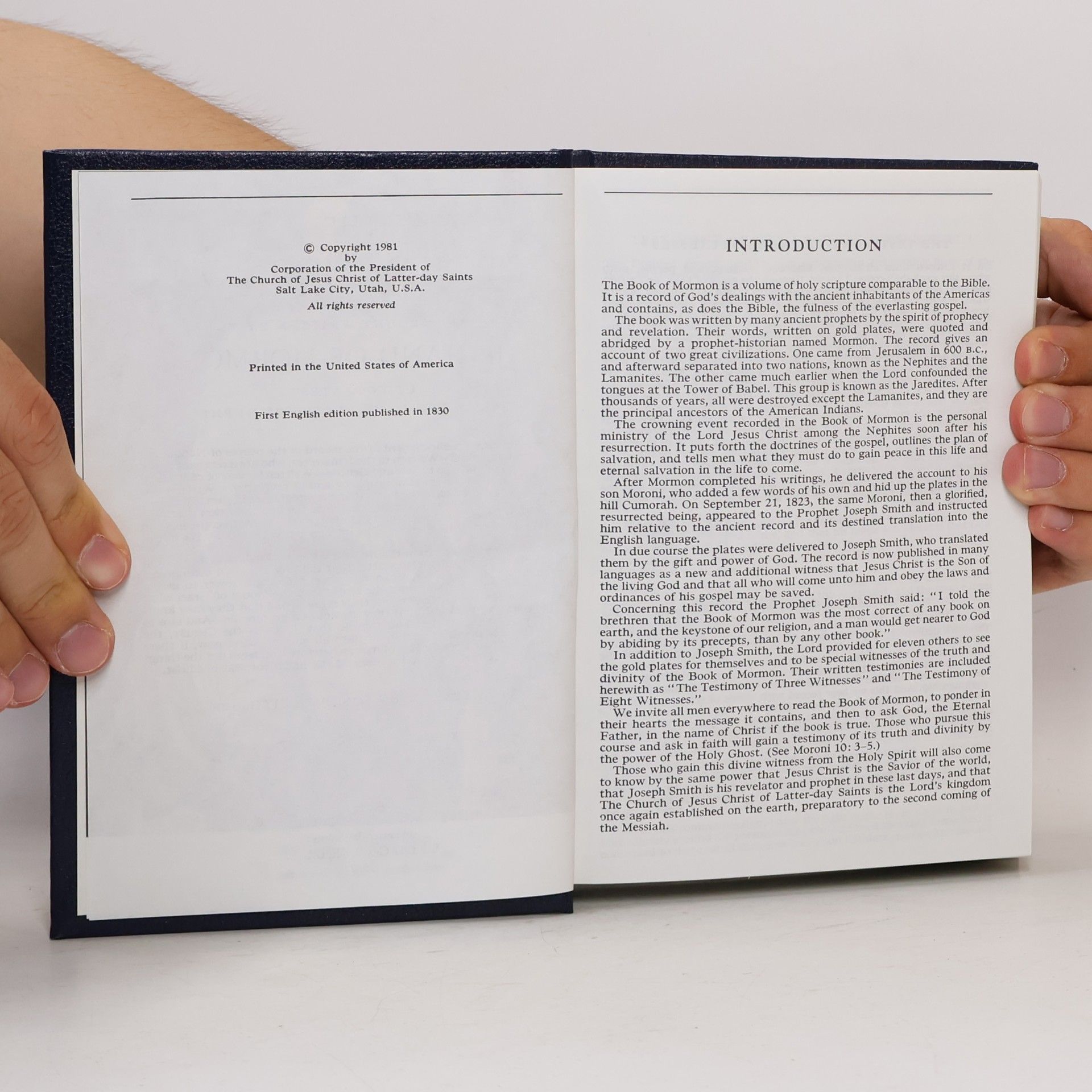 Various authors The Book of Mormon
