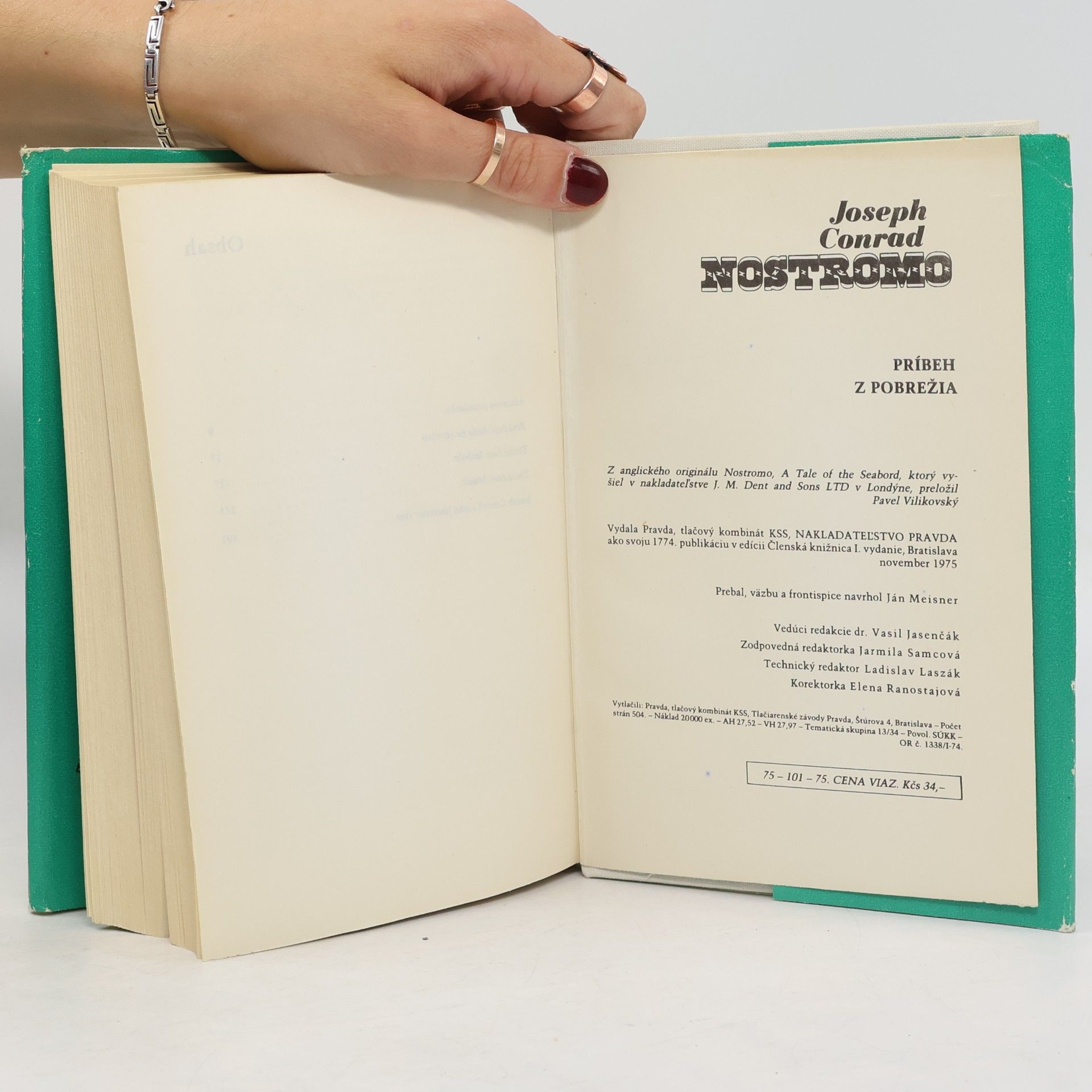 Joseph Conrad Nostromo. Príbeh z pobrežia