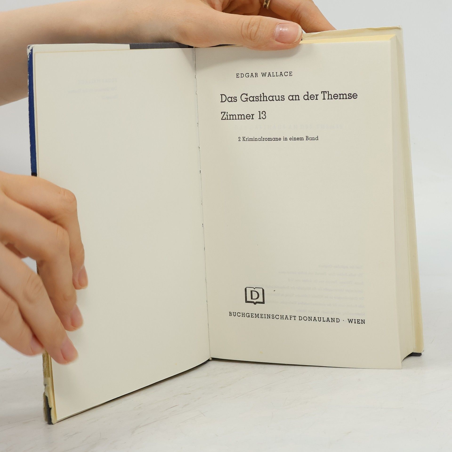 Edgar Wallace Das Gasthaus an der Themse. Zimmer 13