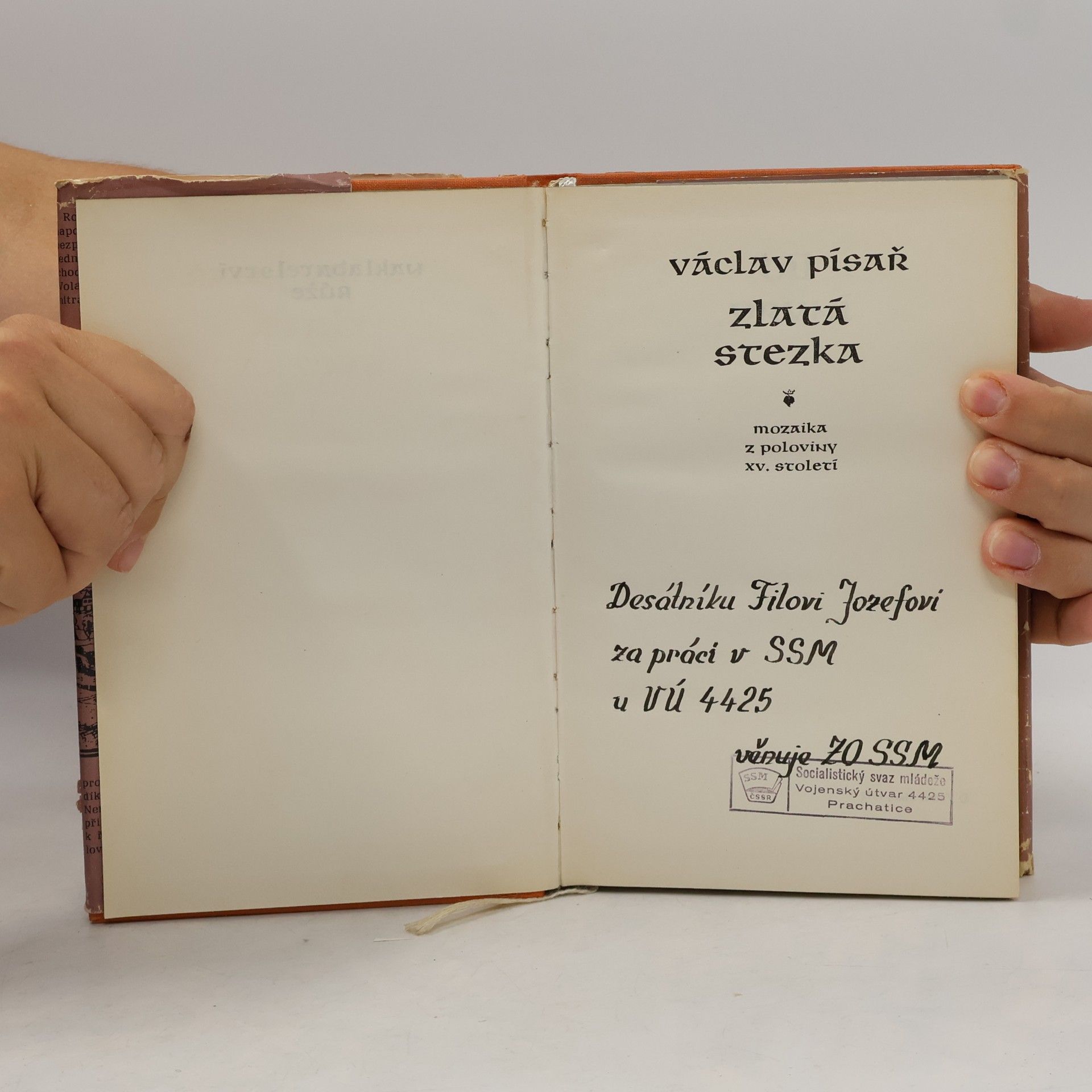 Václav Písař Zlatá stezka