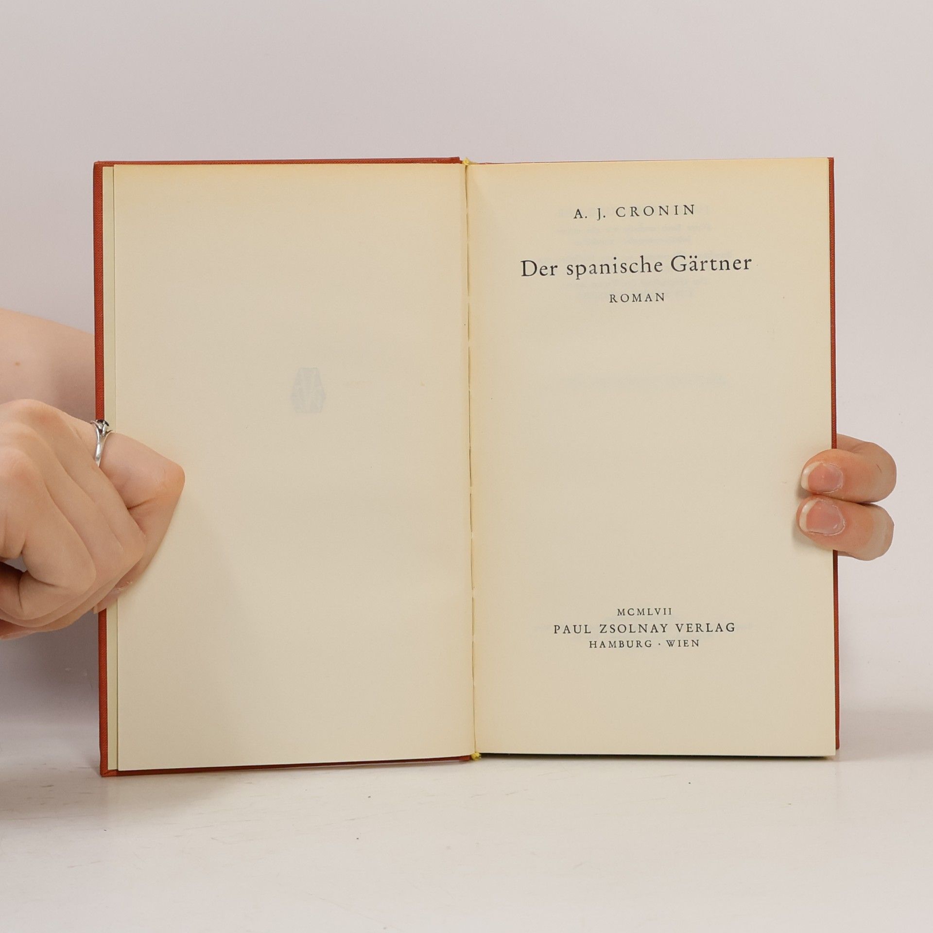 A. J. Cronin Der spanische Gärtner