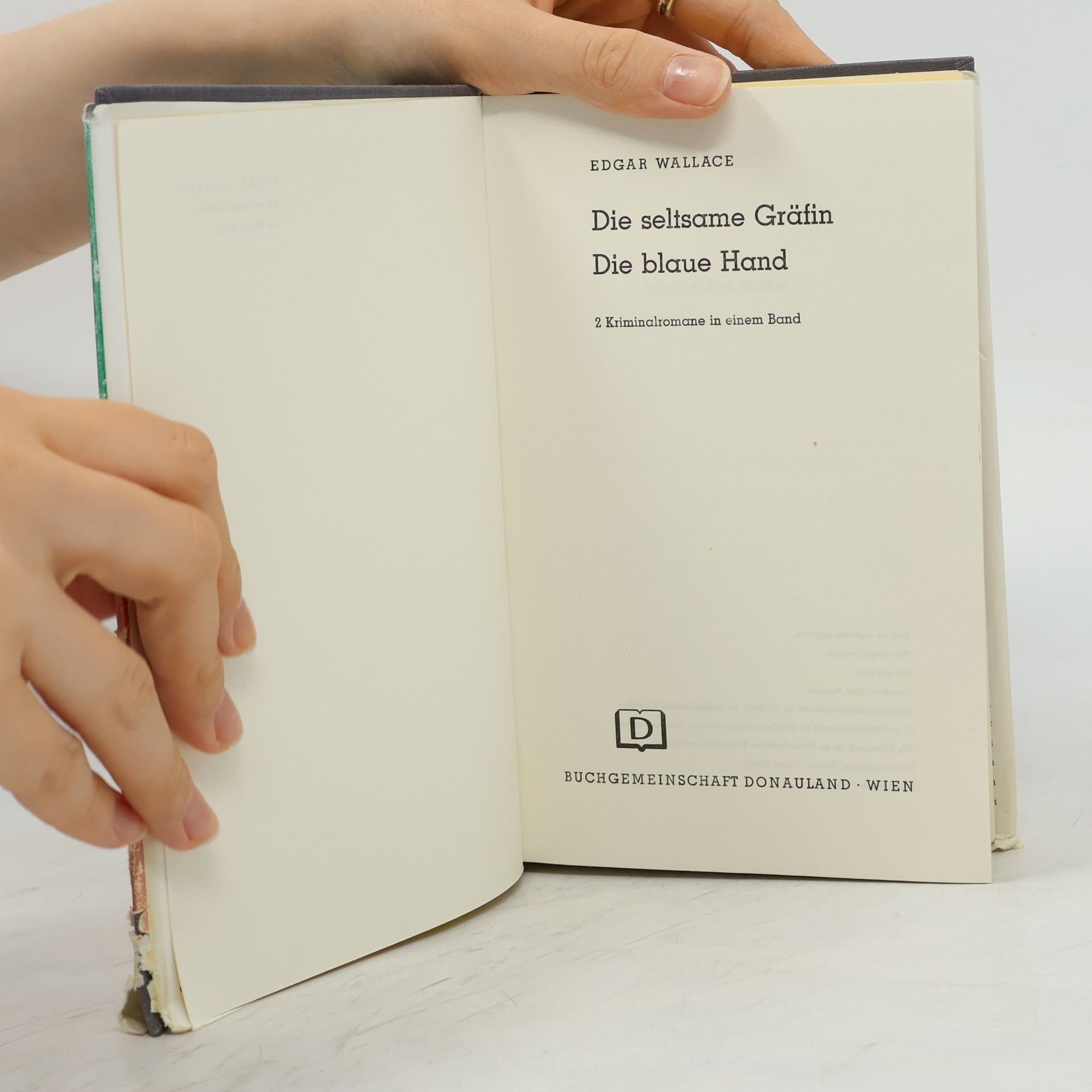 Edgar Wallace Die seltsame Gräfin. Die blaue Hand