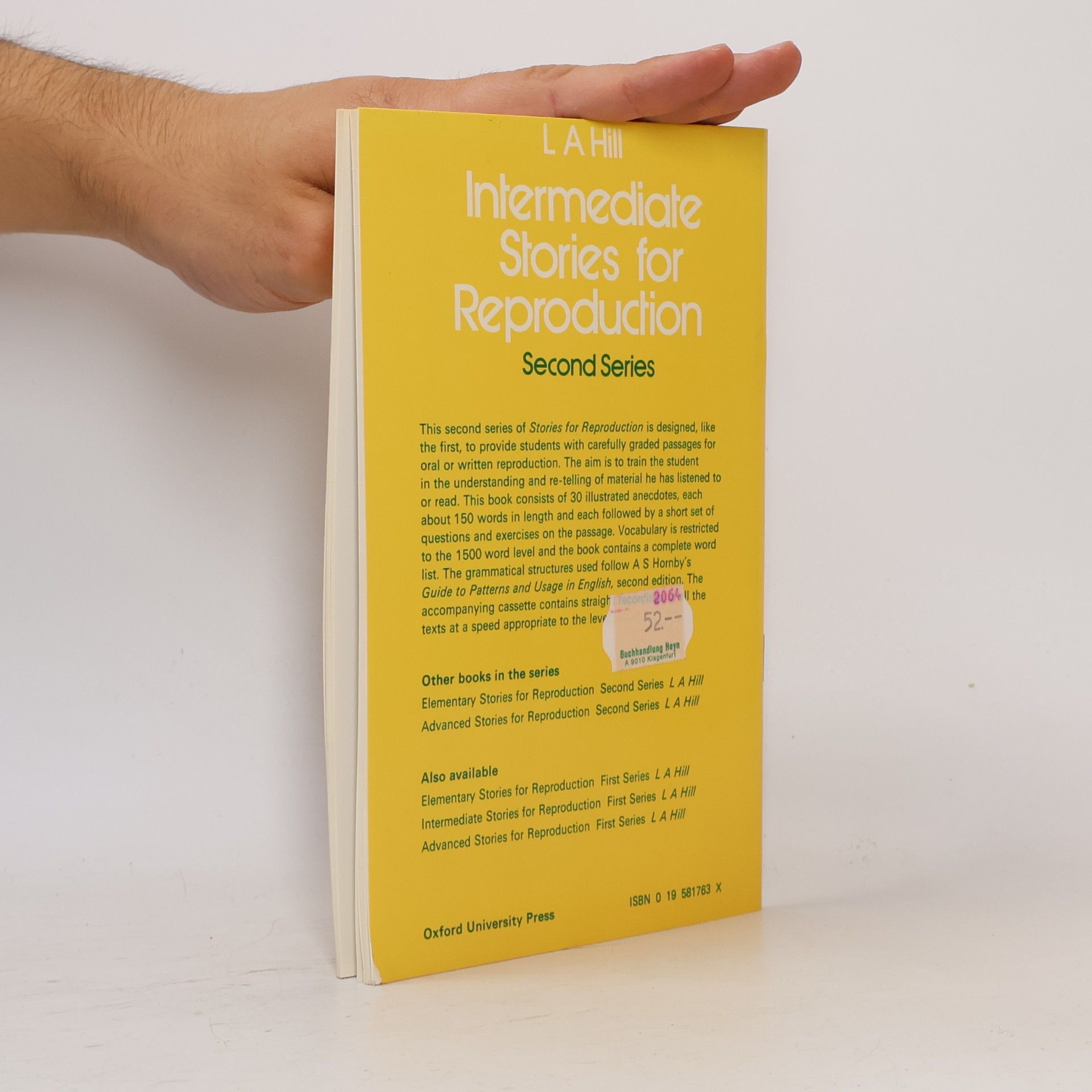 Leslie Alexander Hill Intermediate Stories for Reproduction