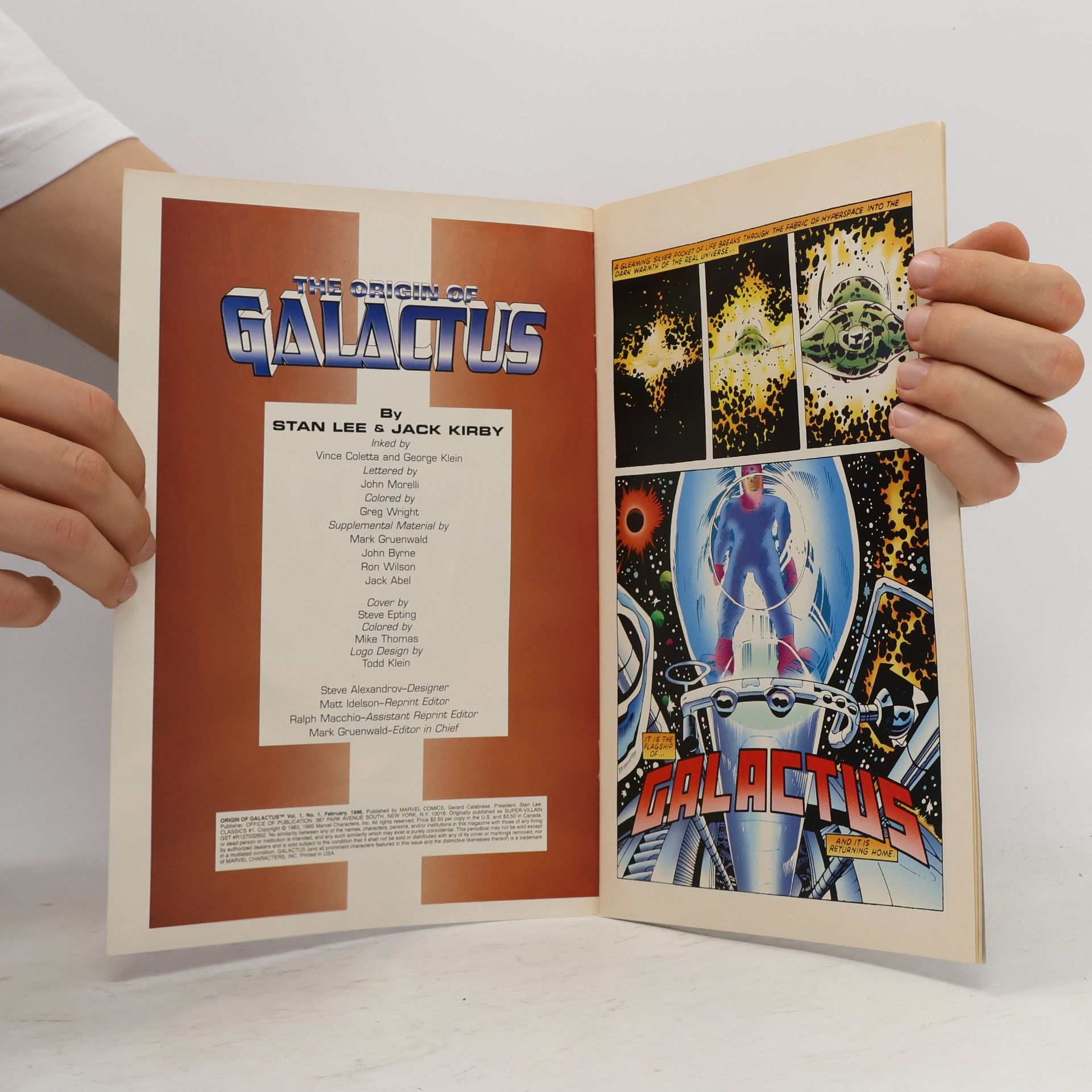 Stan Lee The Origin of Galactus 1/1996