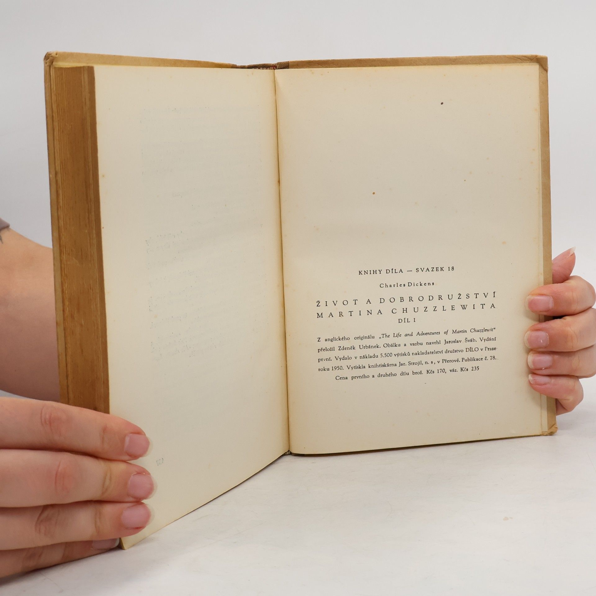 Charles Dickens Život a dobrodružství Martina Chuzzlewita I.