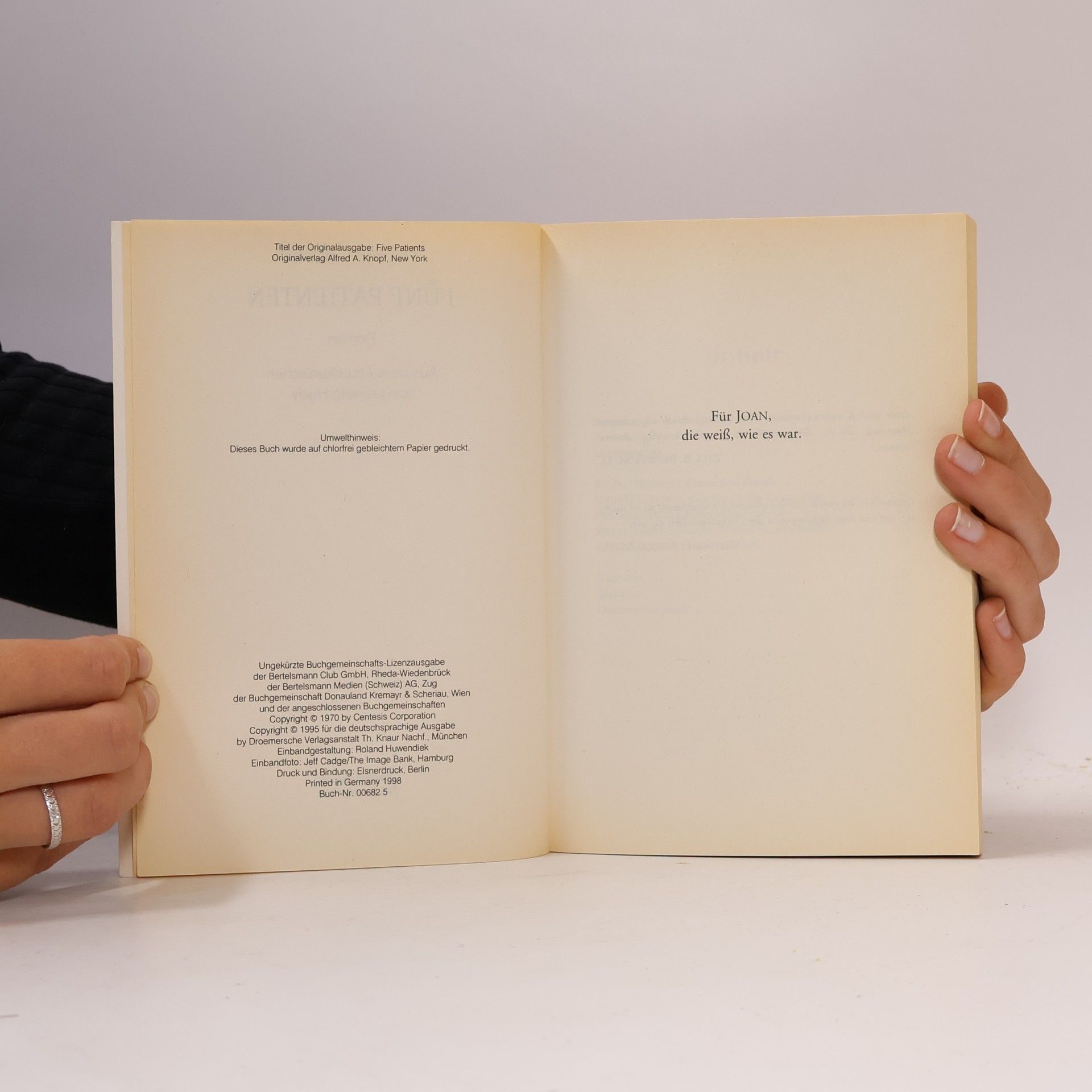 Michael Crichton Fünf Patienten