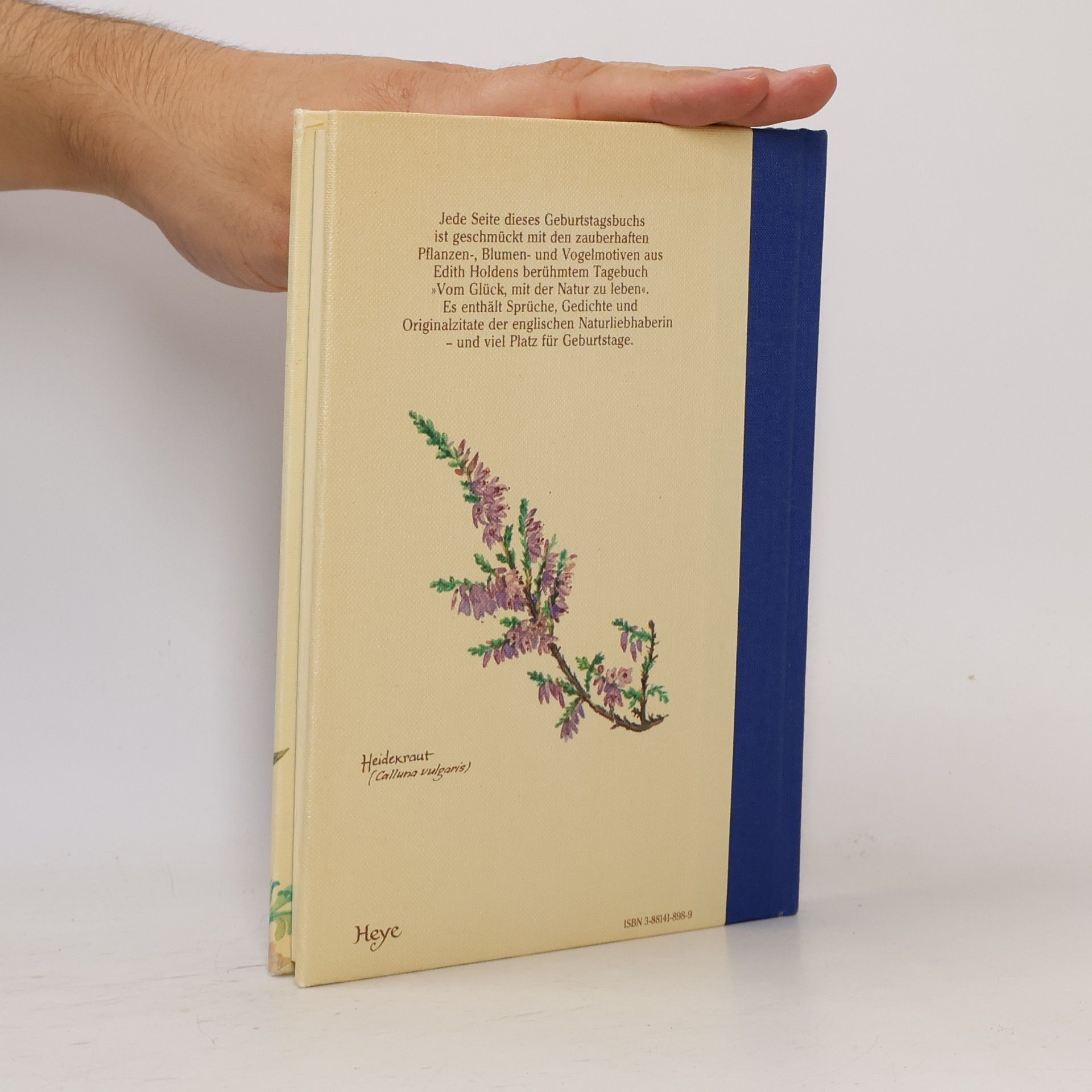 Edith Holden Geburtstags Buch Vom Glück mit der Natur zu leben