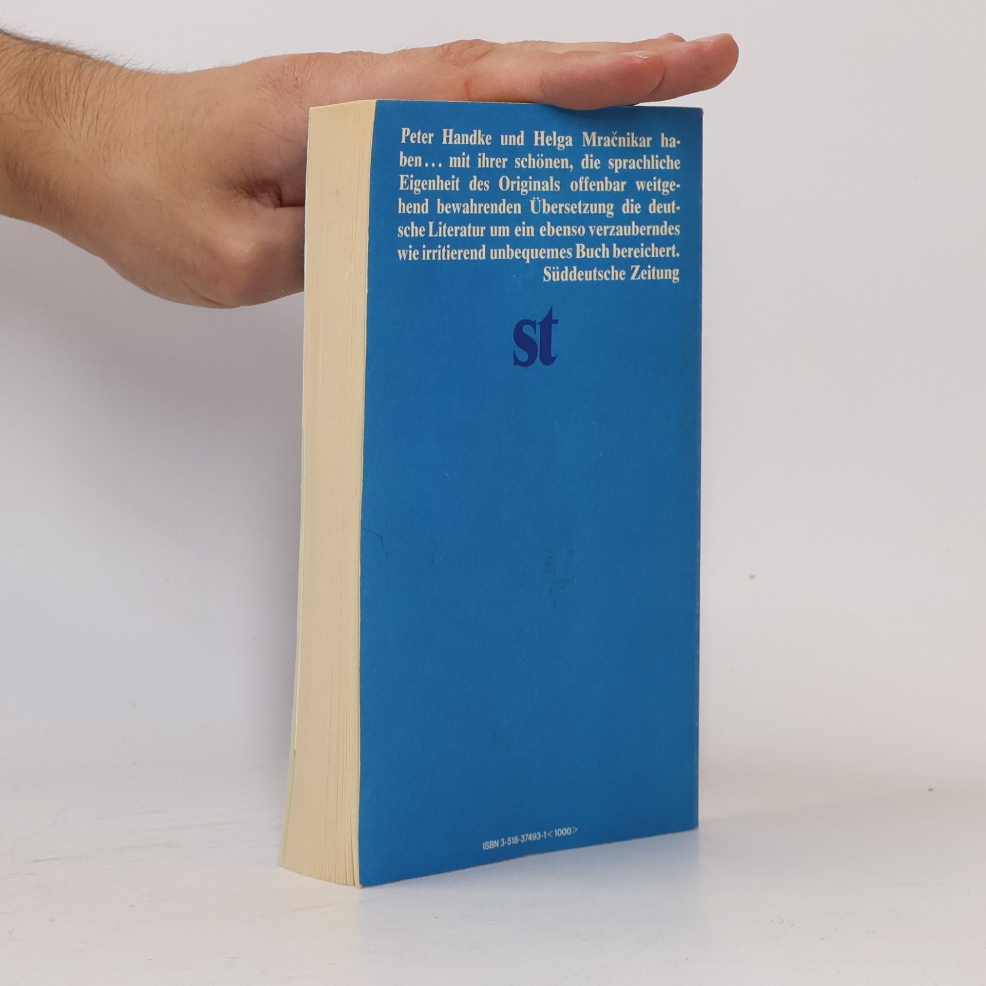 Florian Lipusch Suhrkamp Taschenbuch - 993: Der Zögling Tjaž