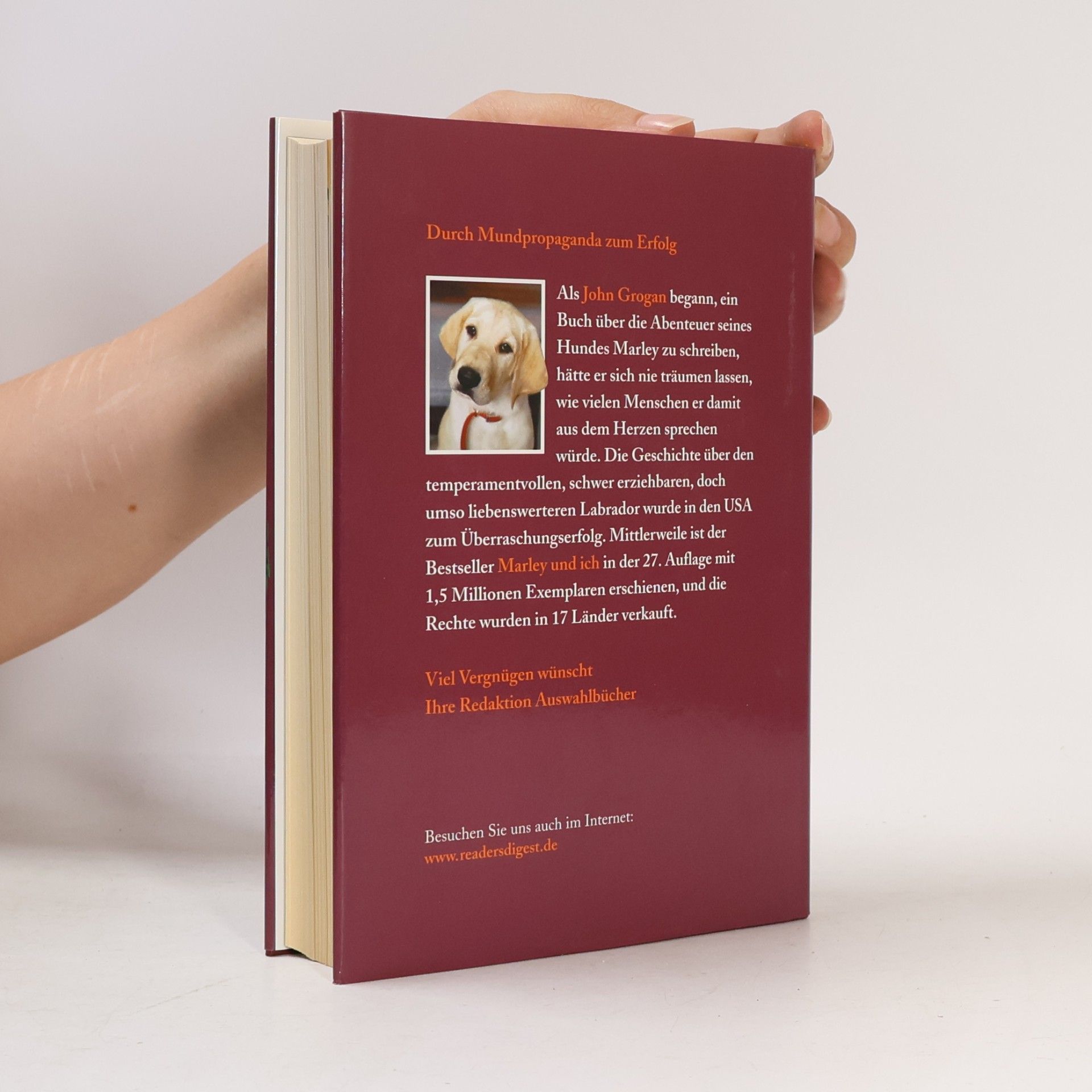 Autorenkollektiv Auswahlbücher - Weil deine Augen ihn nicht sehen; Marley und ich; Das Luftschiff; War wir aus Liebe tun