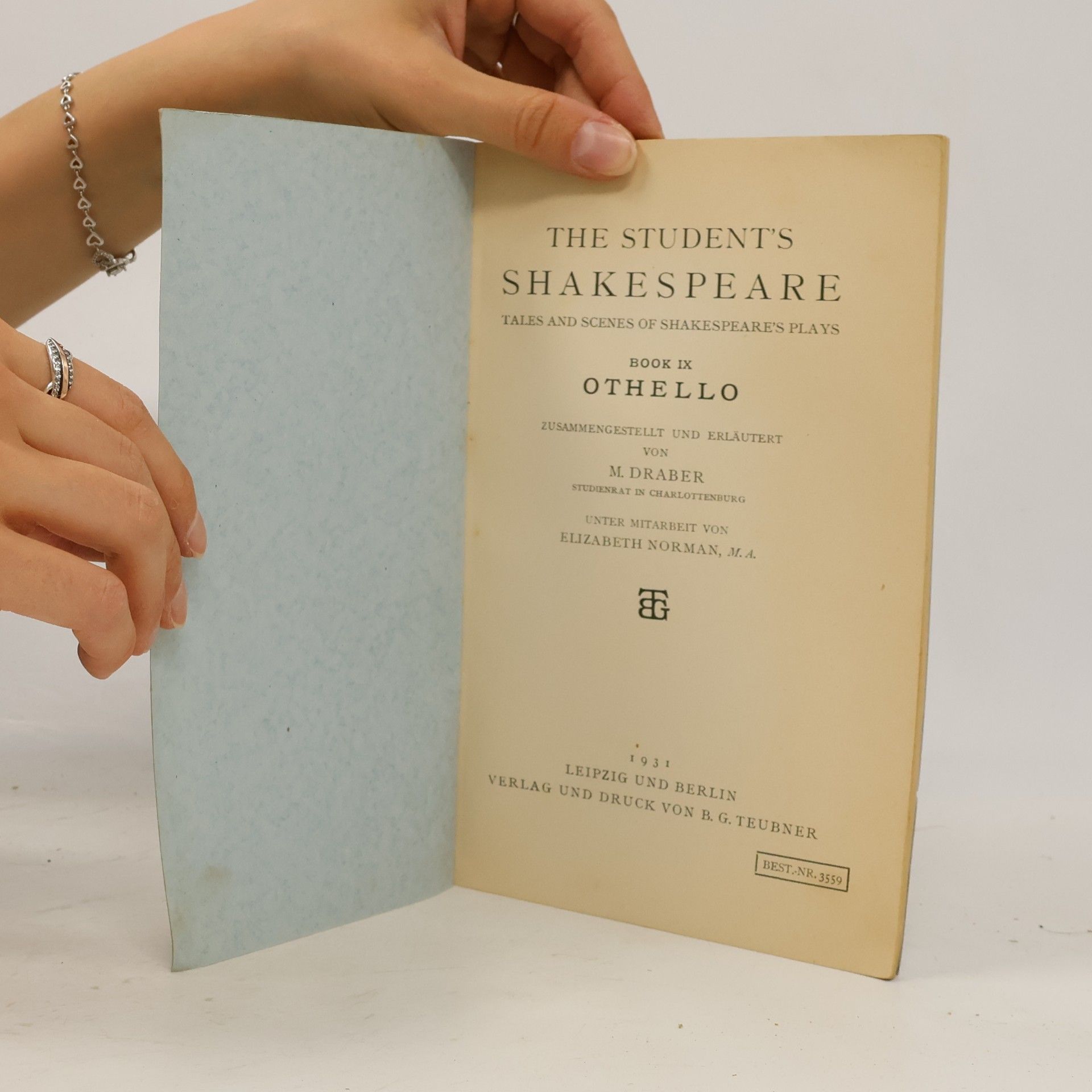 William Shakespeare The Student's Shakespeare IX.