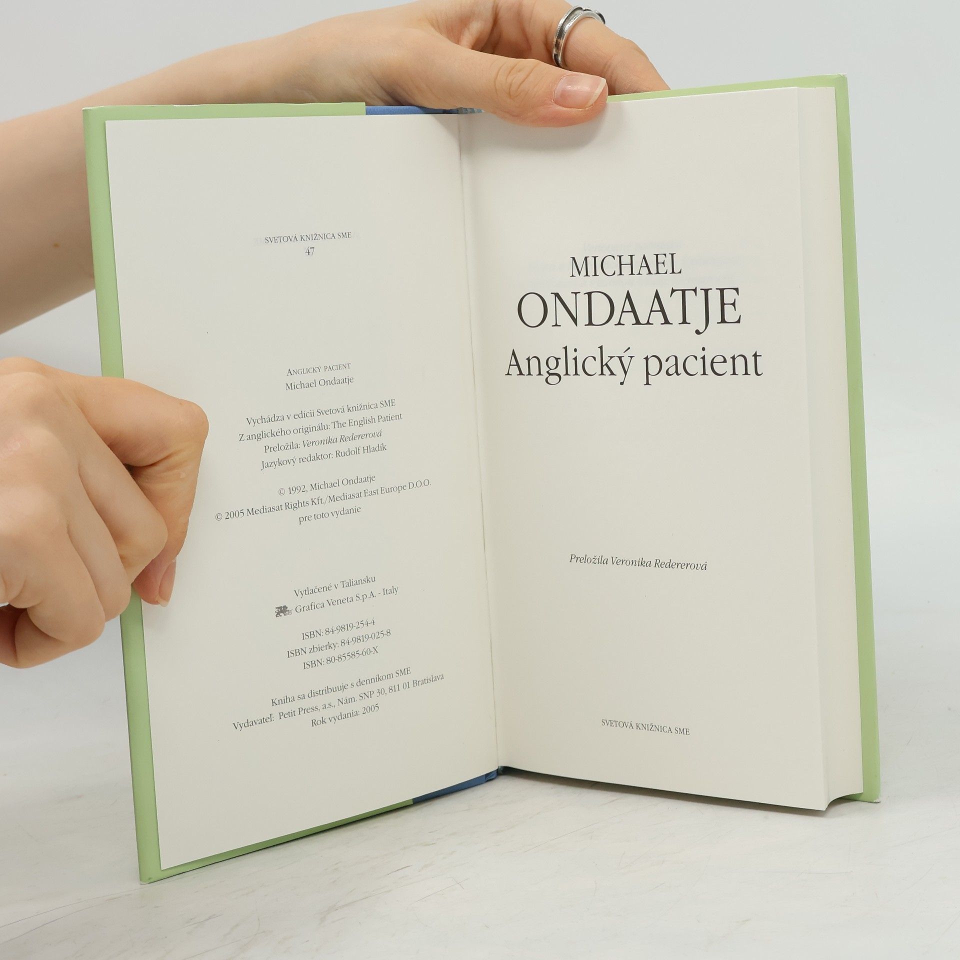 Michael Ondaatje Anglický pacient