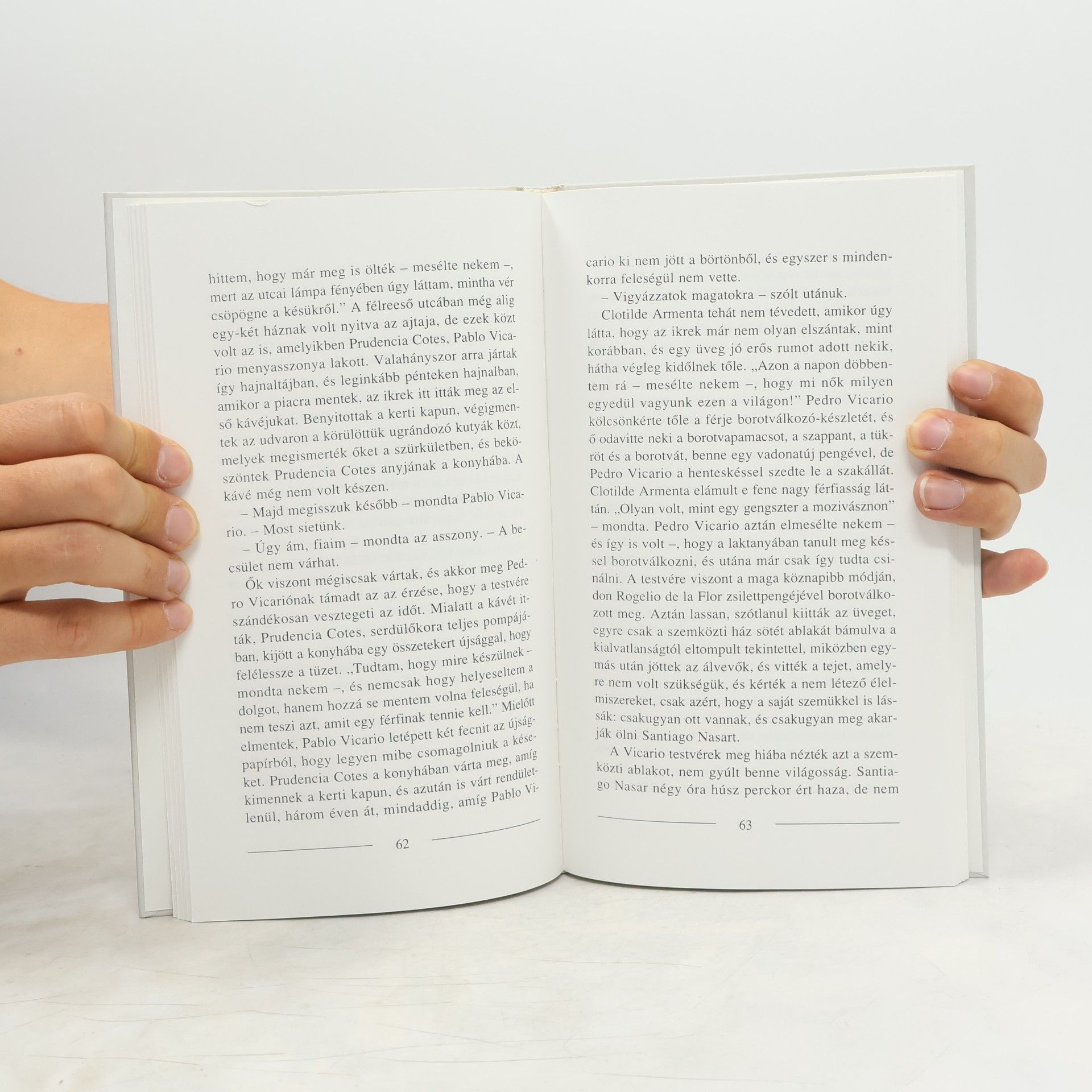 Gabriel García Márquez Egy előre bejelentett gyilkosság krónikája