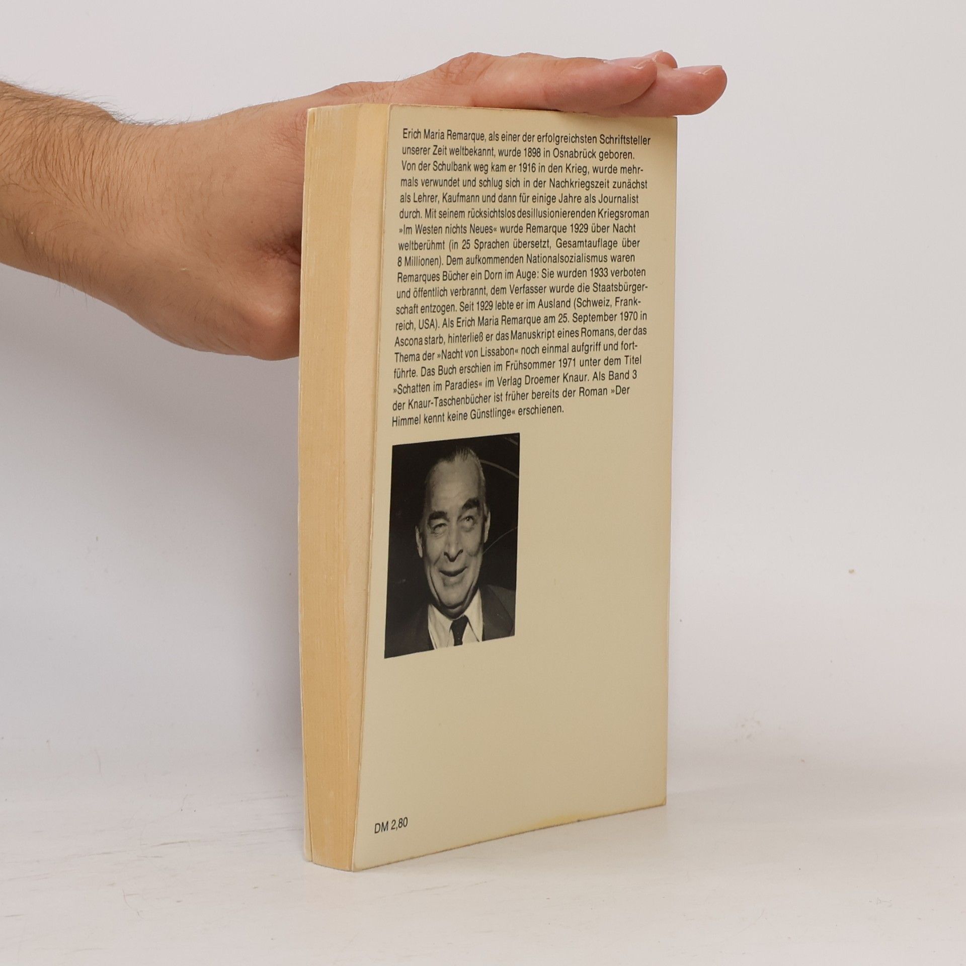 Erich Maria Remarque Die Nacht von Lissabon